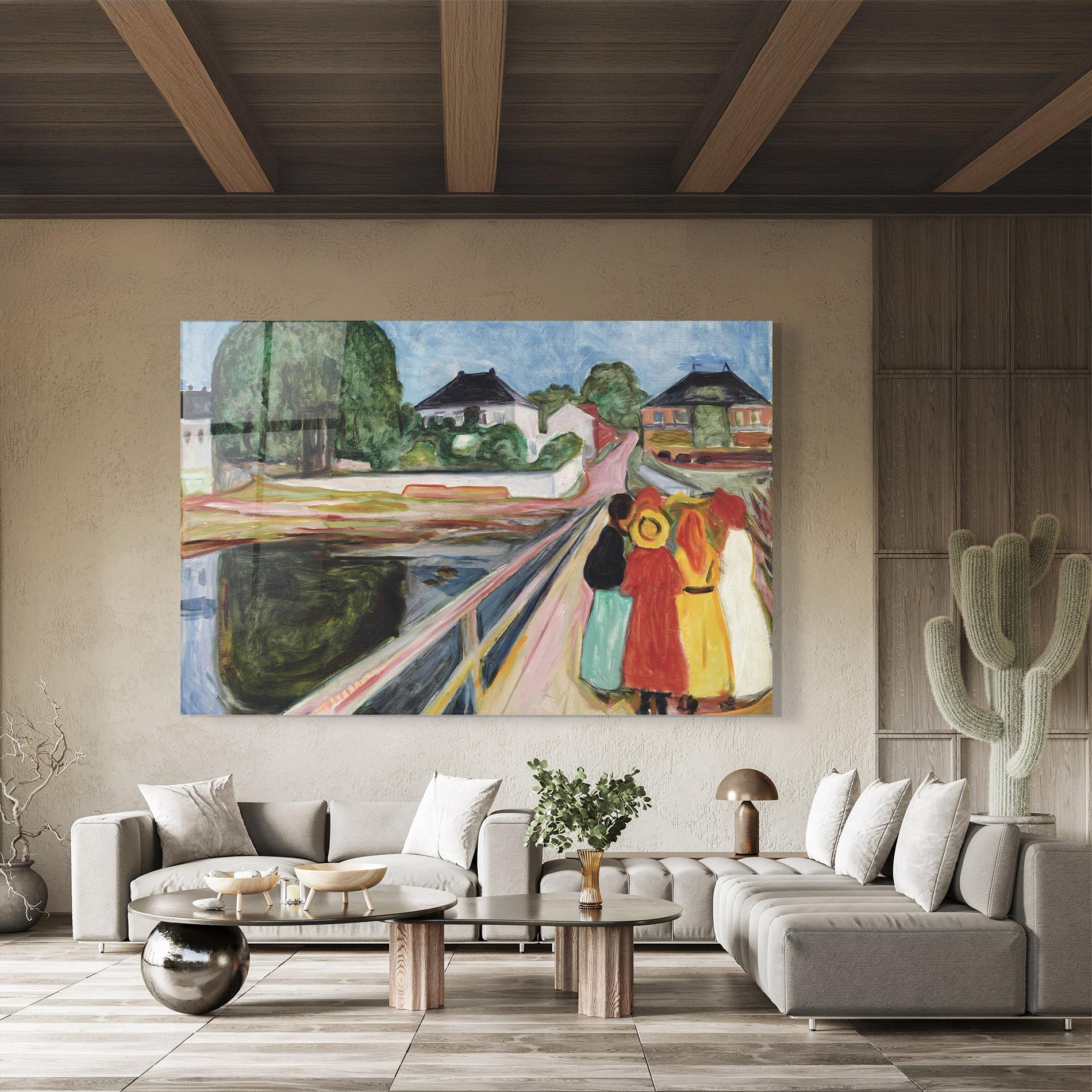 Tablou Sticla Pikene Pa Broen mockup 8