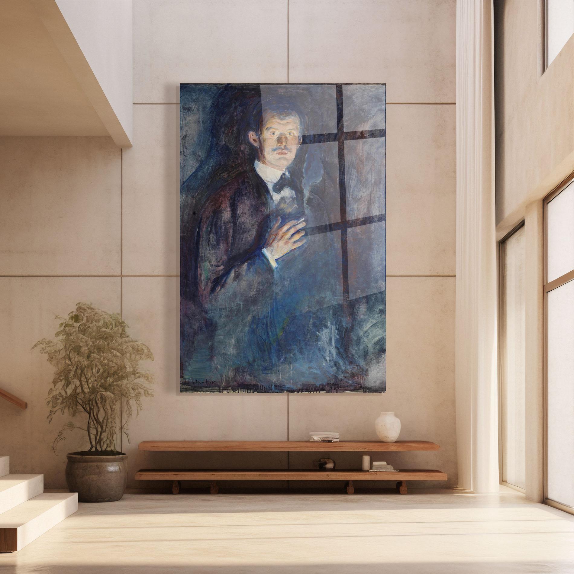 Tablou Sticla Self Burning Cigarette mockup 8