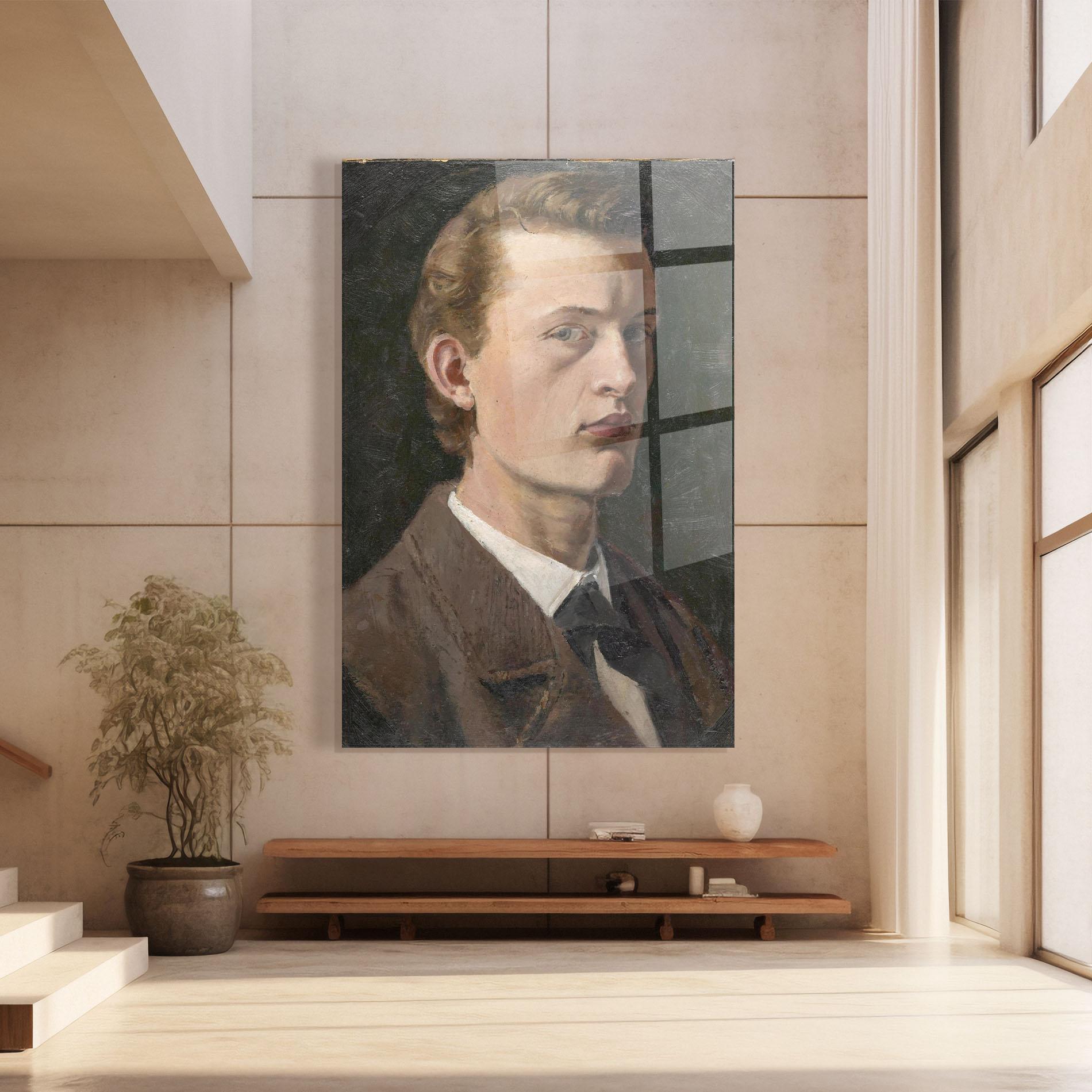 Tablou Sticla Self Portrait mockup 8