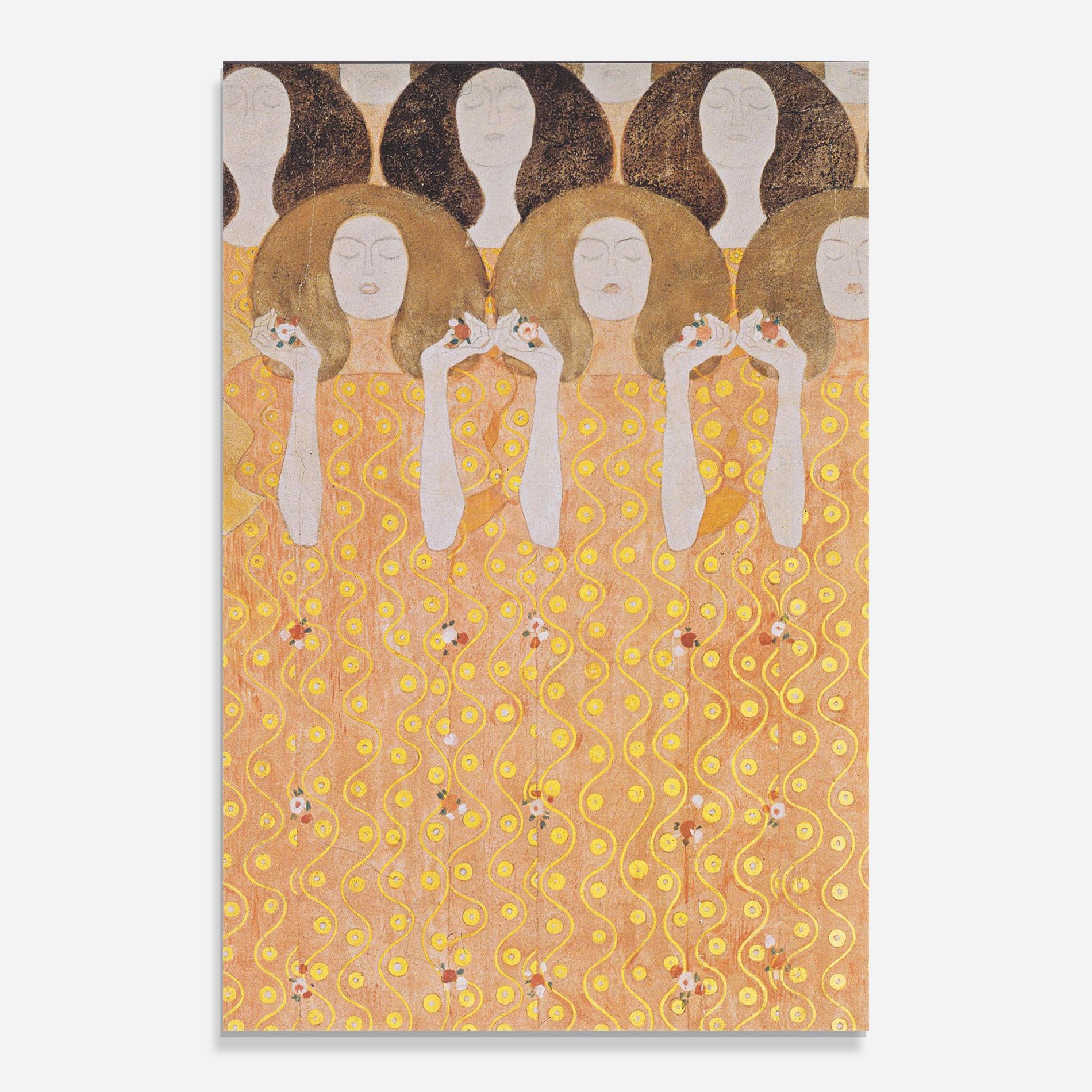 Tablou Sticla Beethoven Frieze mockup 0