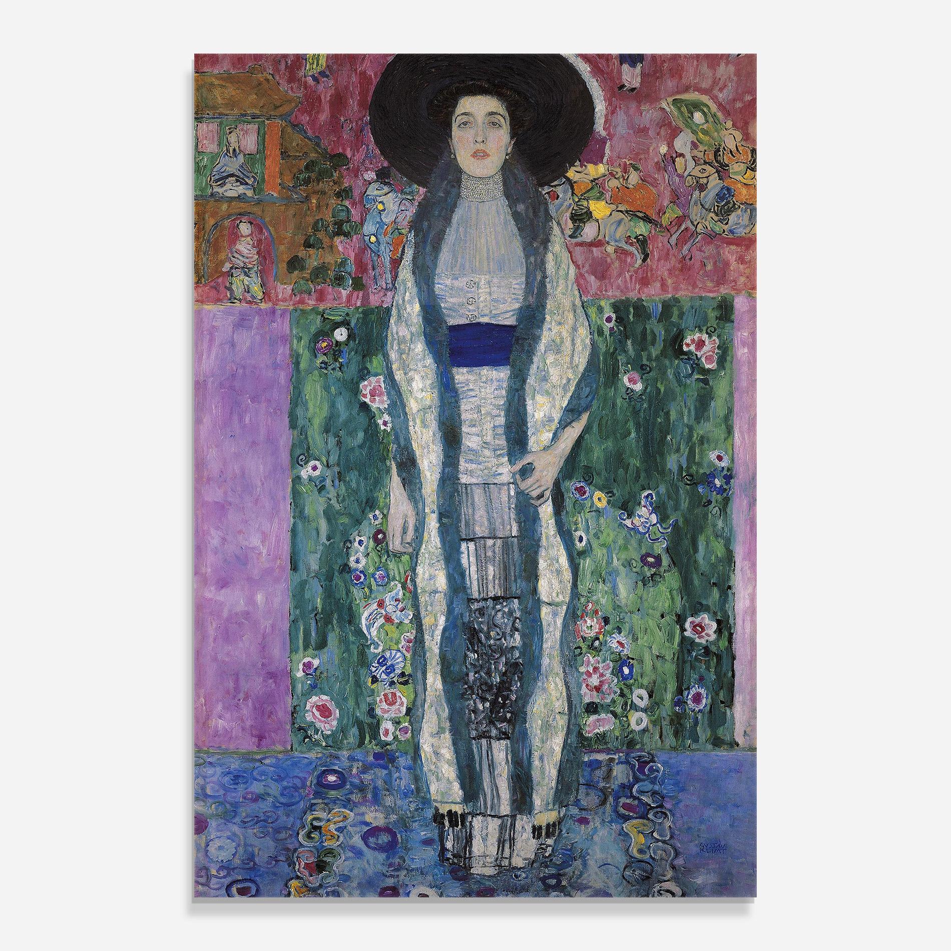 Tablou Sticla Portrait Of Adele Bloch mockup 0