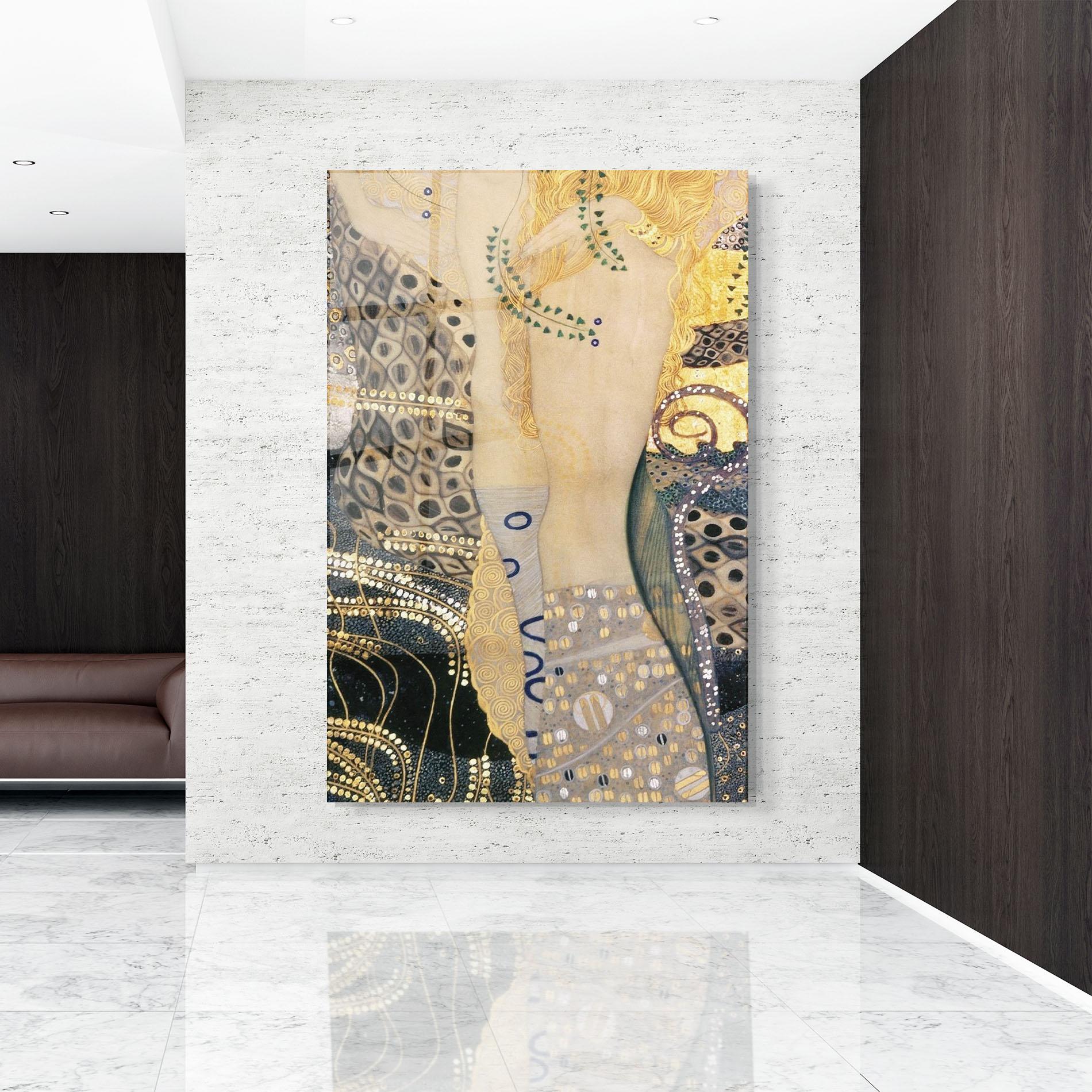 Tablou Sticla Gustav Klimt Paint mockup 9