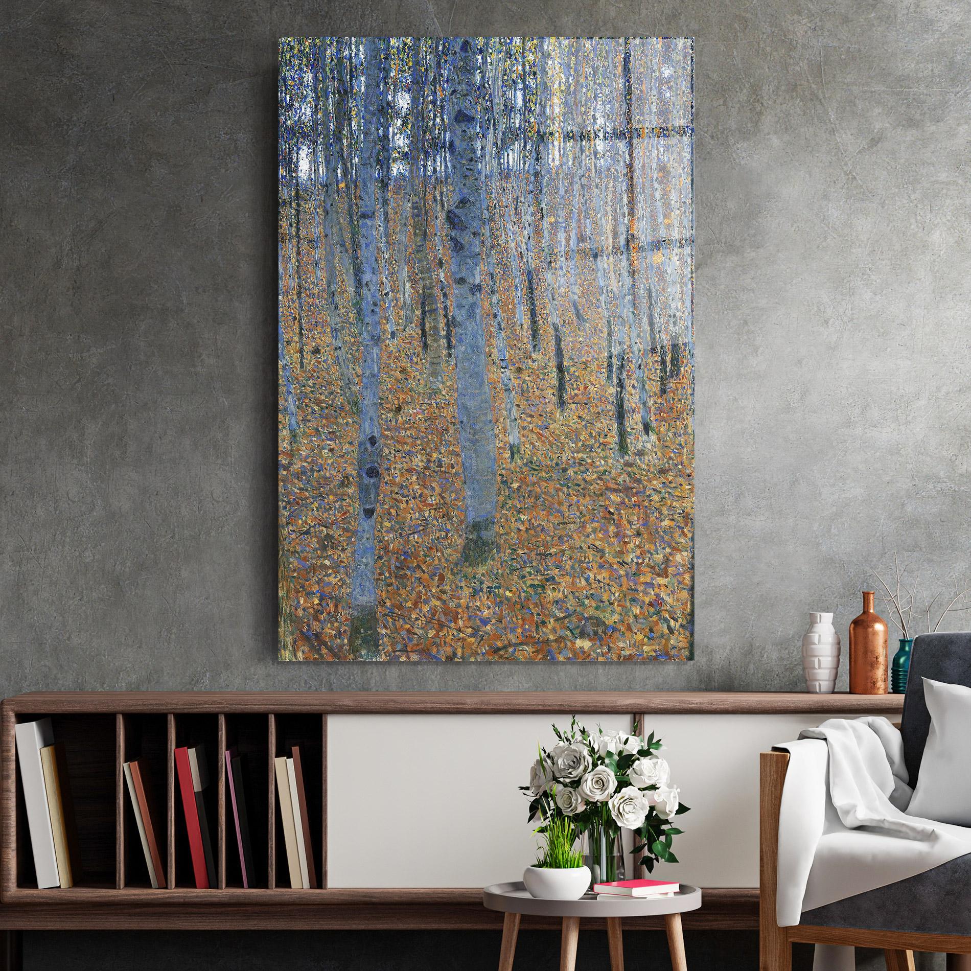 Tablou Sticla Beech Grove I mockup 2