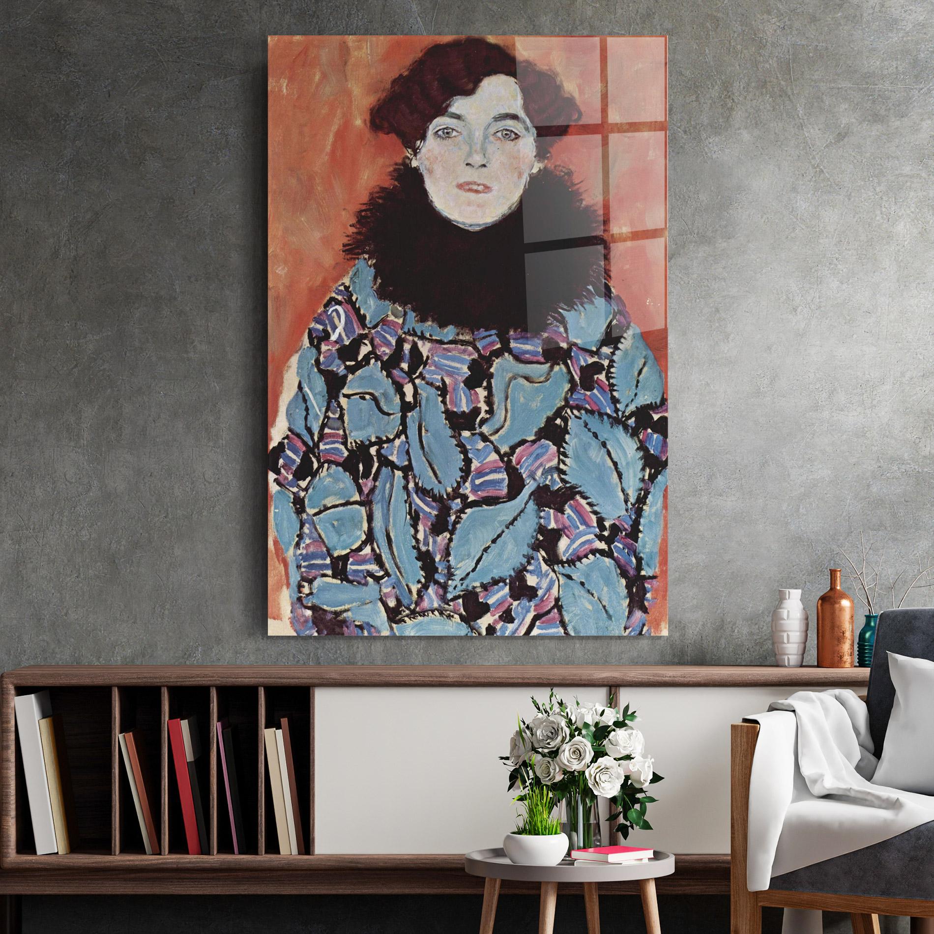 Tablou Sticla Gustav Klimt Art mockup 2