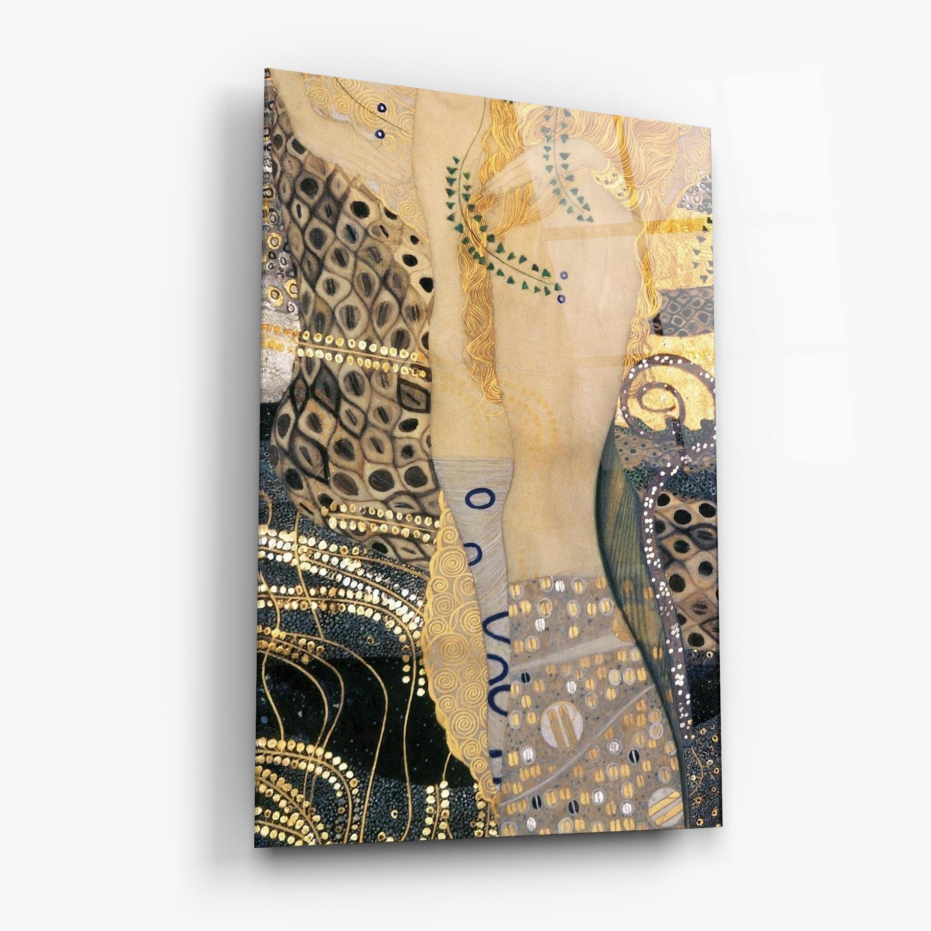 Tablou Sticla Gustav Klimt Paint mockup 6