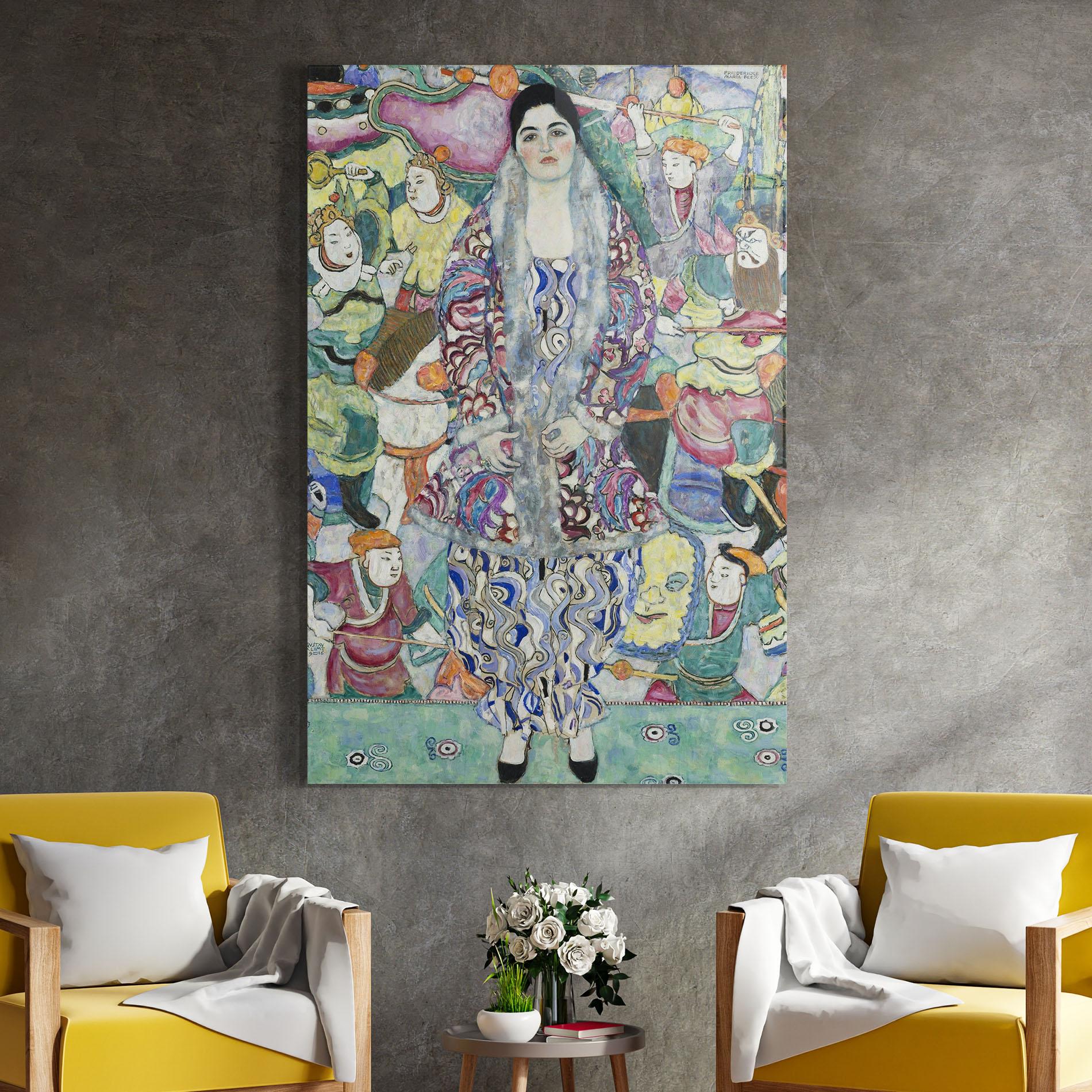 Tablou Sticla Portrait Of Friedericke mockup 4