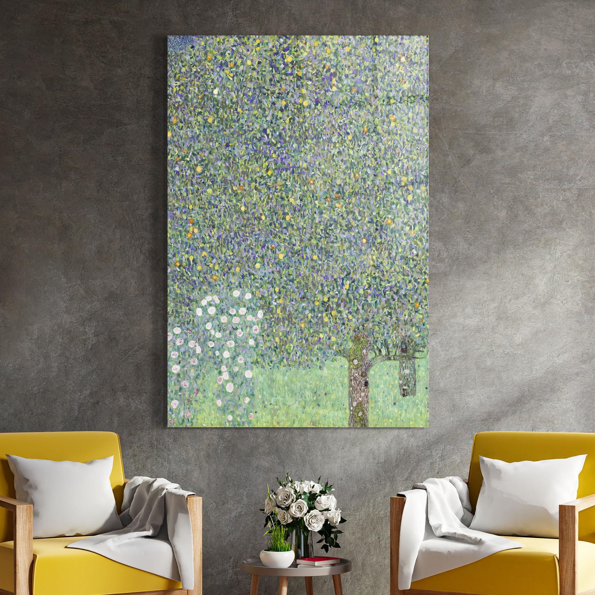 Tablou Sticla Rosebushes mockup 4