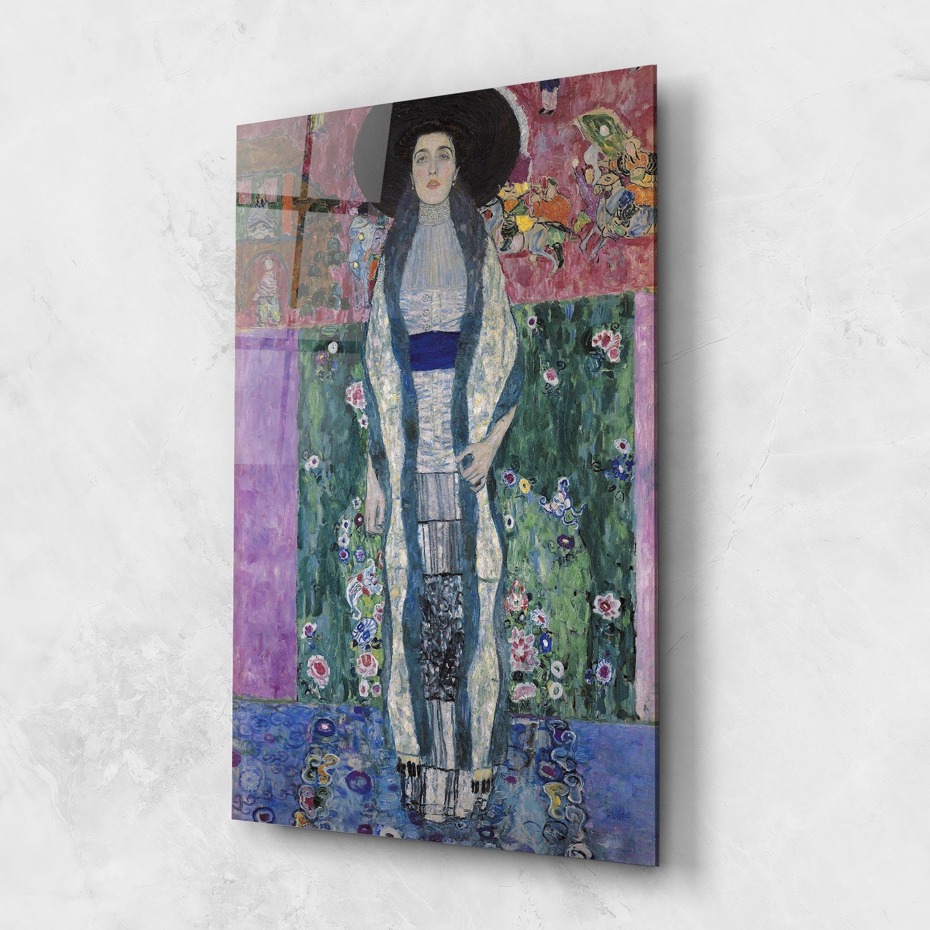 Tablou Sticla Portrait Of Adele Bloch mockup 1