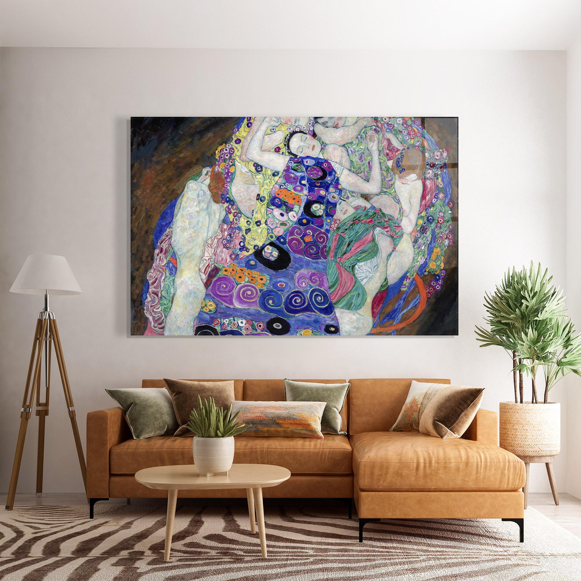 Tablou Sticla The Virgin 1913 mockup 7