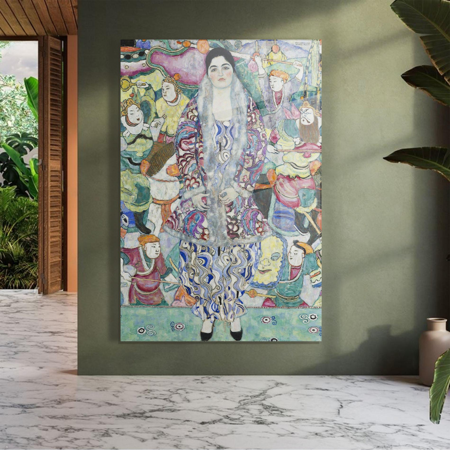 Tablou Sticla Portrait Of Friedericke mockup 7