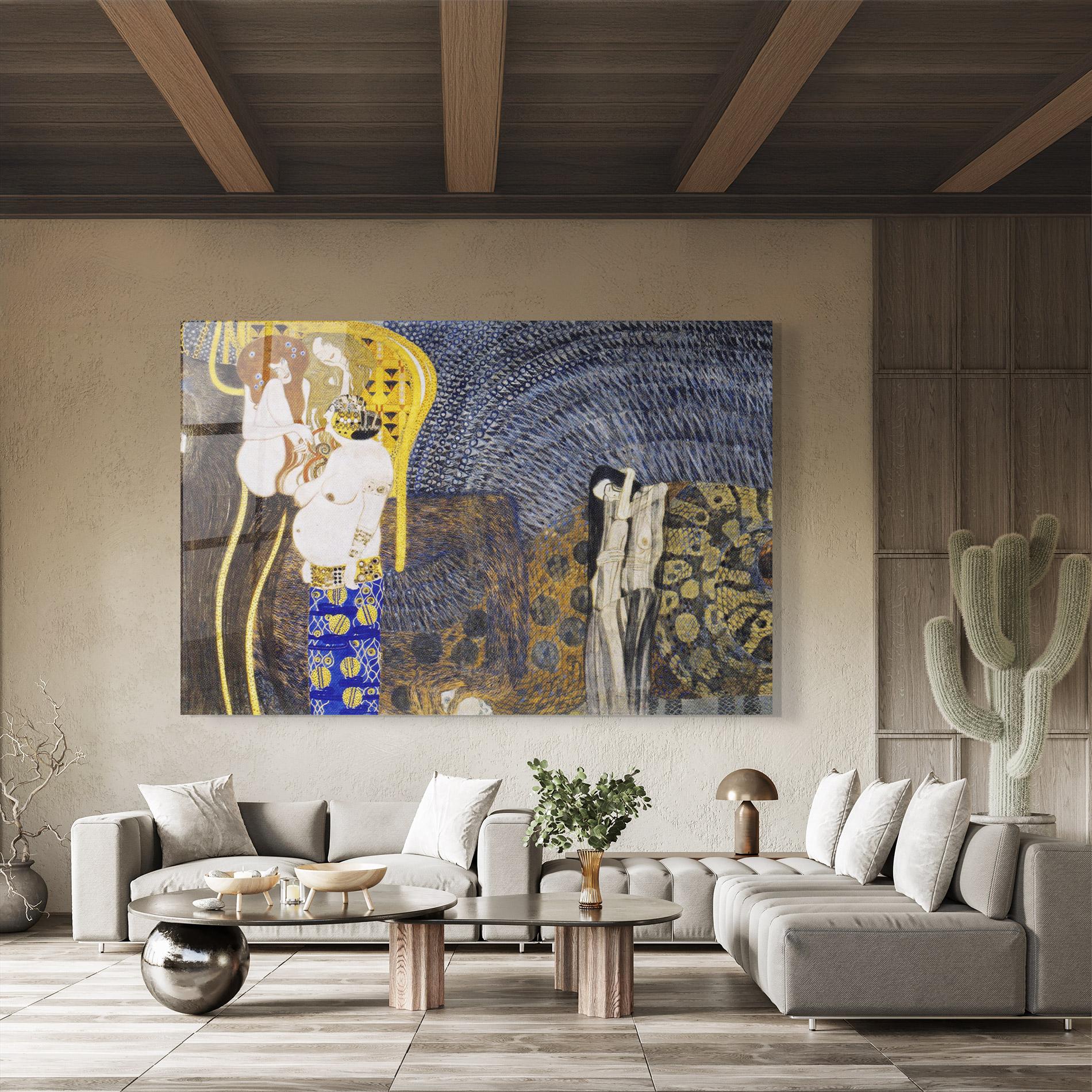 Tablou Sticla The Hostile Powers mockup 8