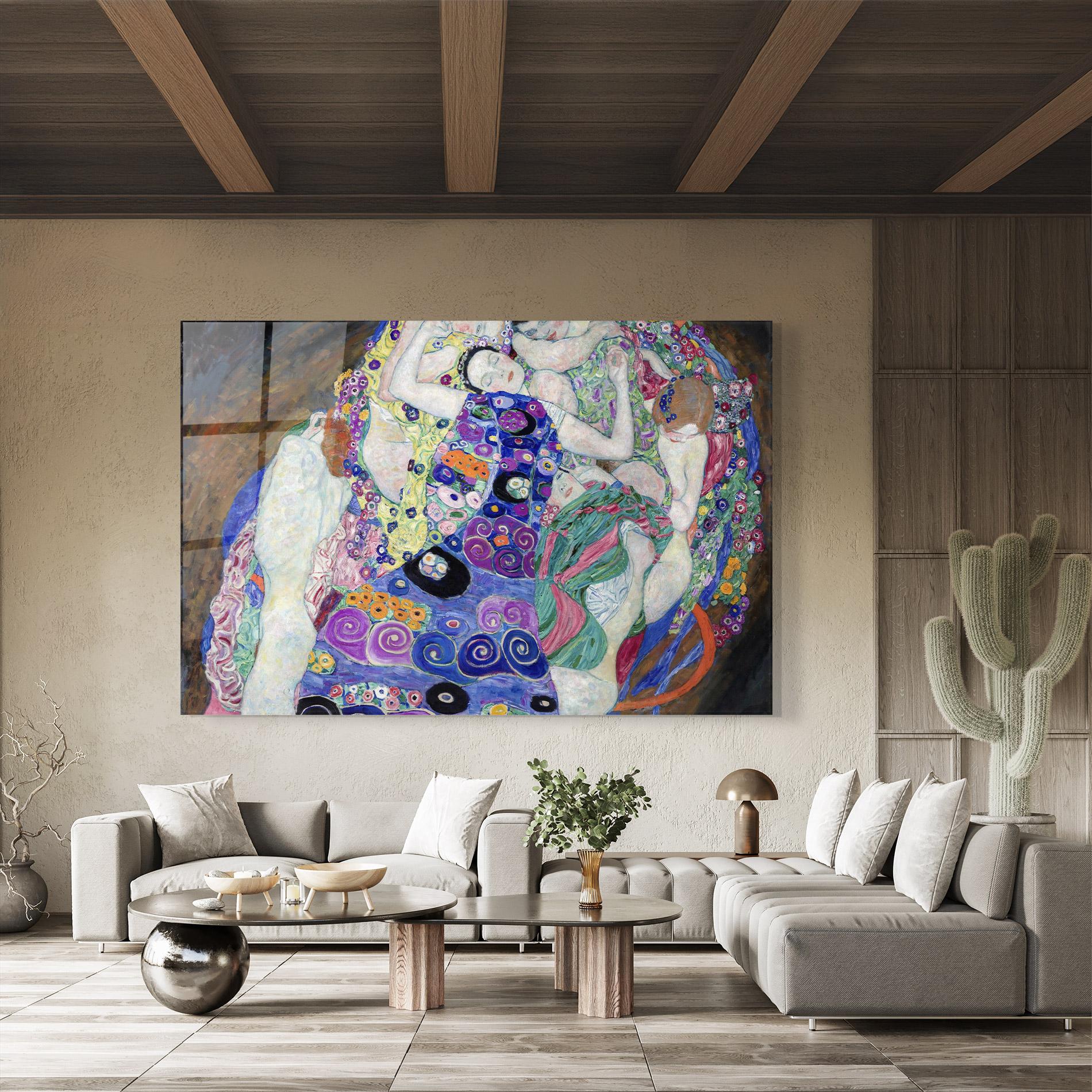 Tablou Sticla The Virgin 1913 mockup 8