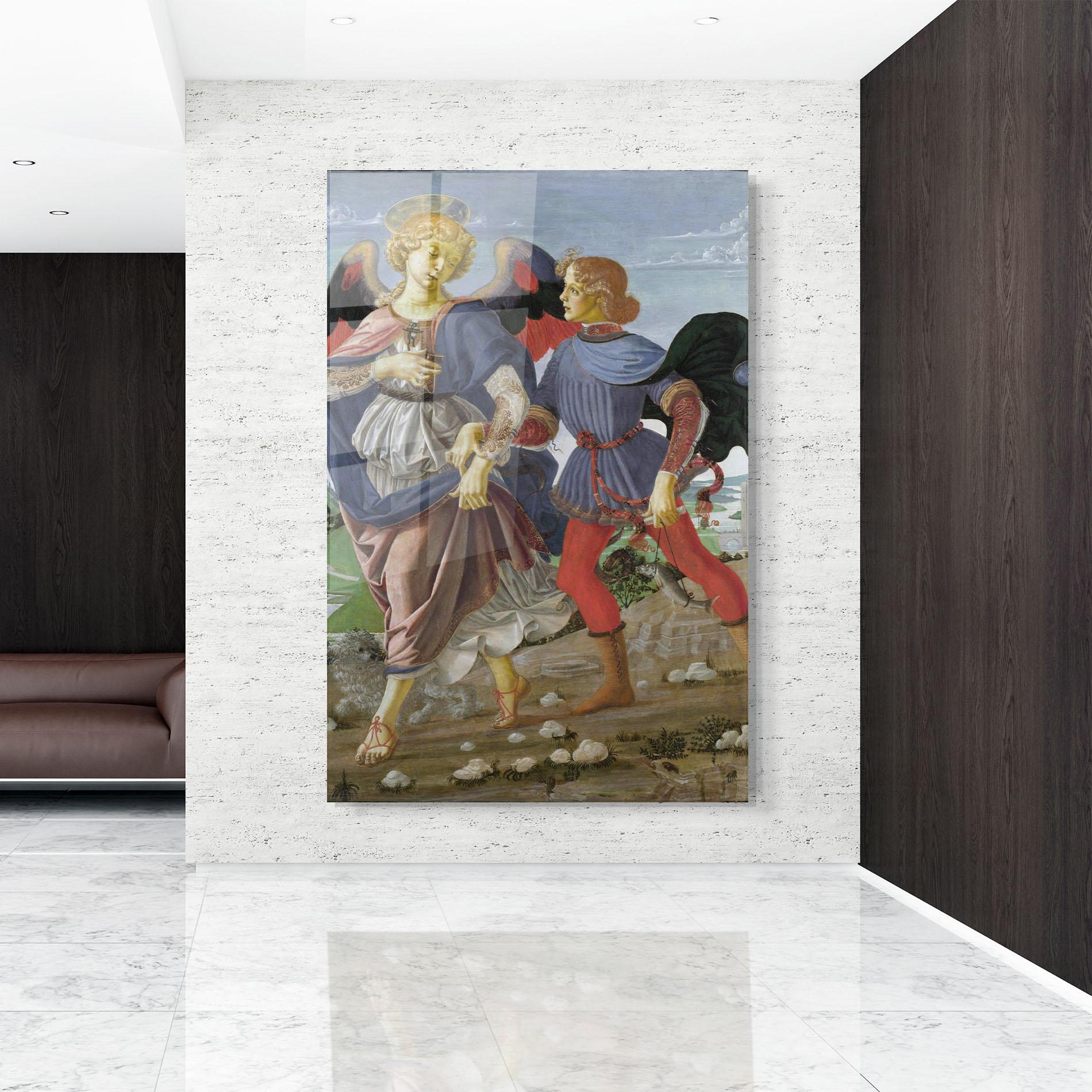 Tablou Sticla Tobias And The Angel mockup 9