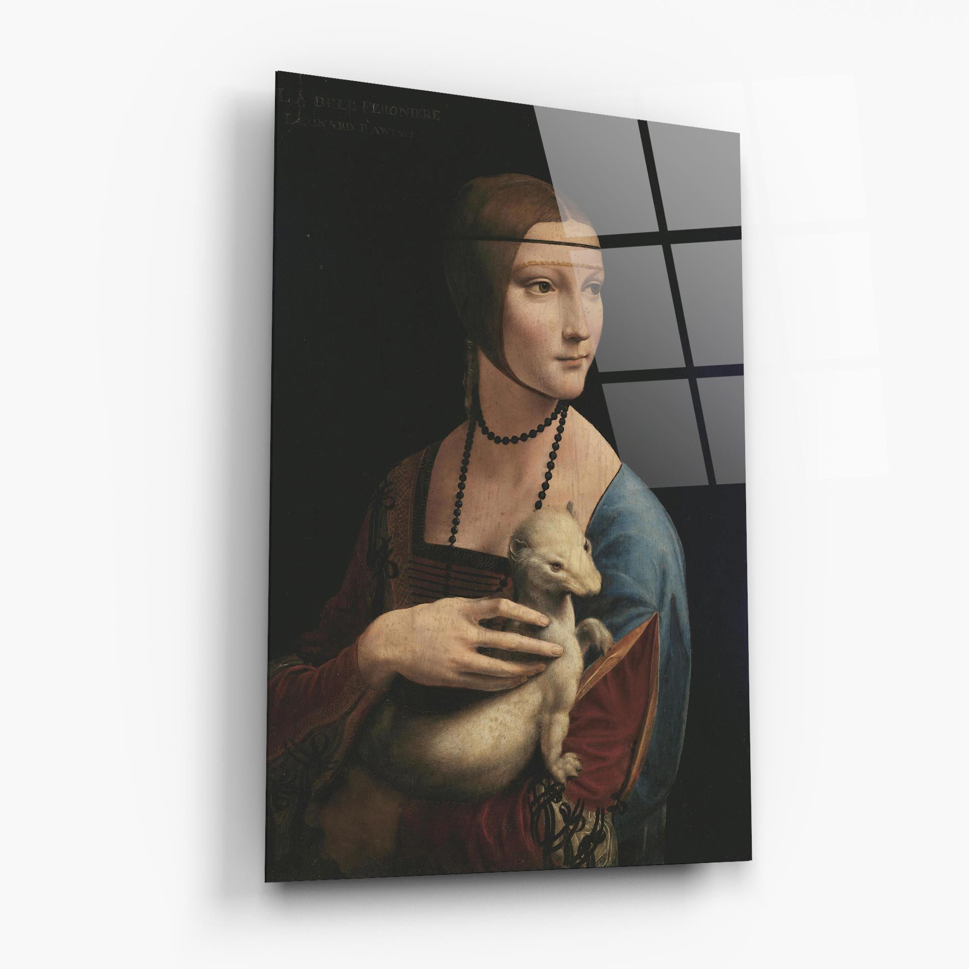 Lady With An Ermine Leonardo Da Vinci mockup 6