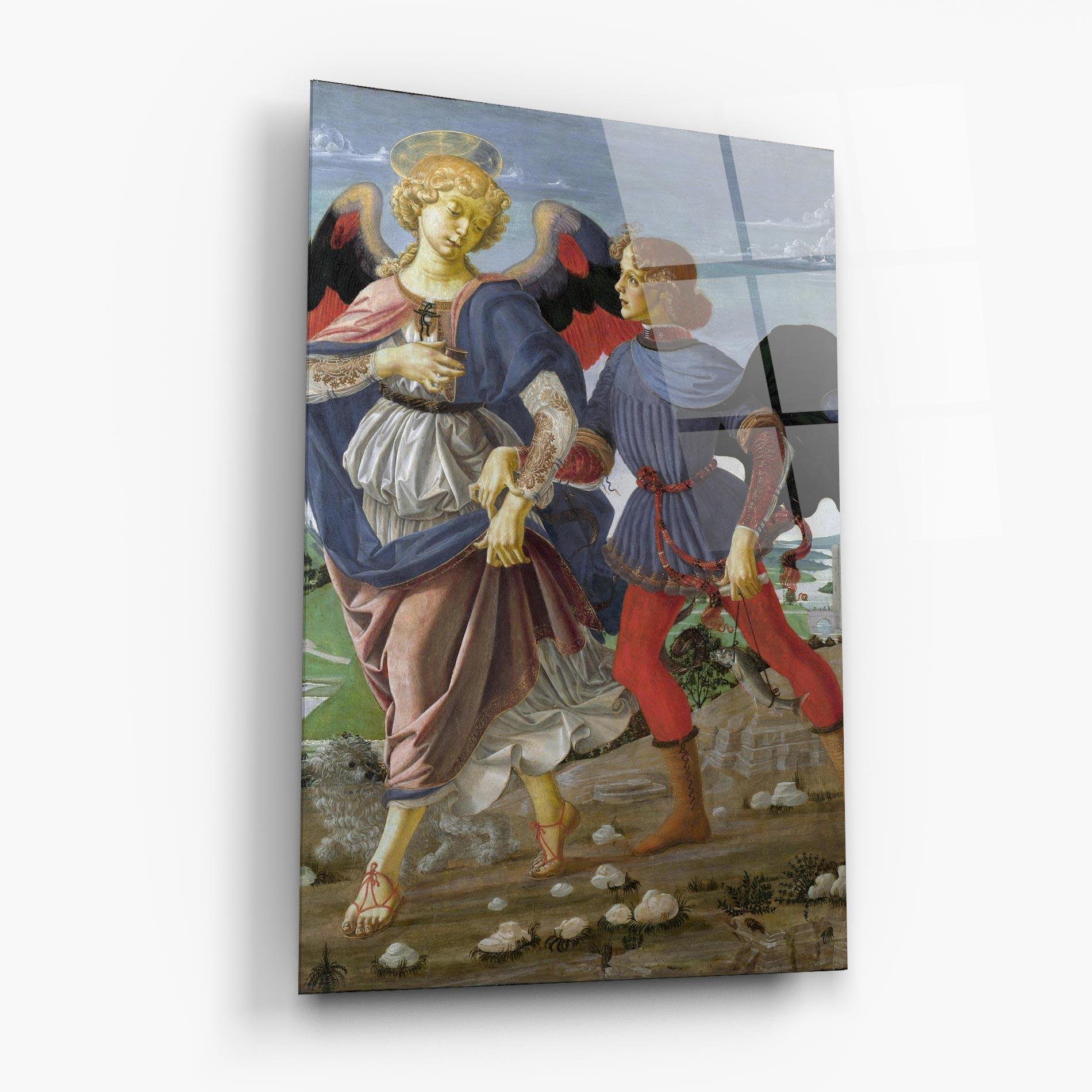 Tablou Sticla Tobias And The Angel mockup 6