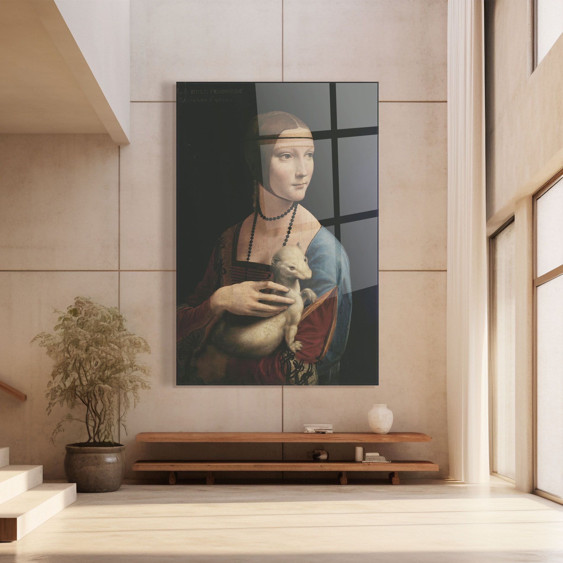 Lady With An Ermine Leonardo Da Vinci mockup 8