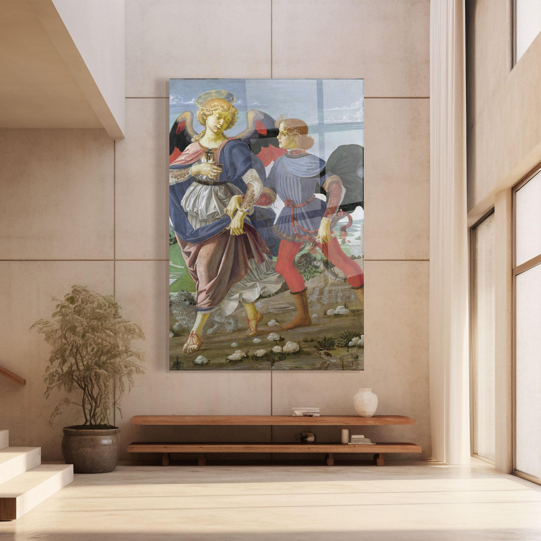 Tablou Sticla Tobias And The Angel mockup 8