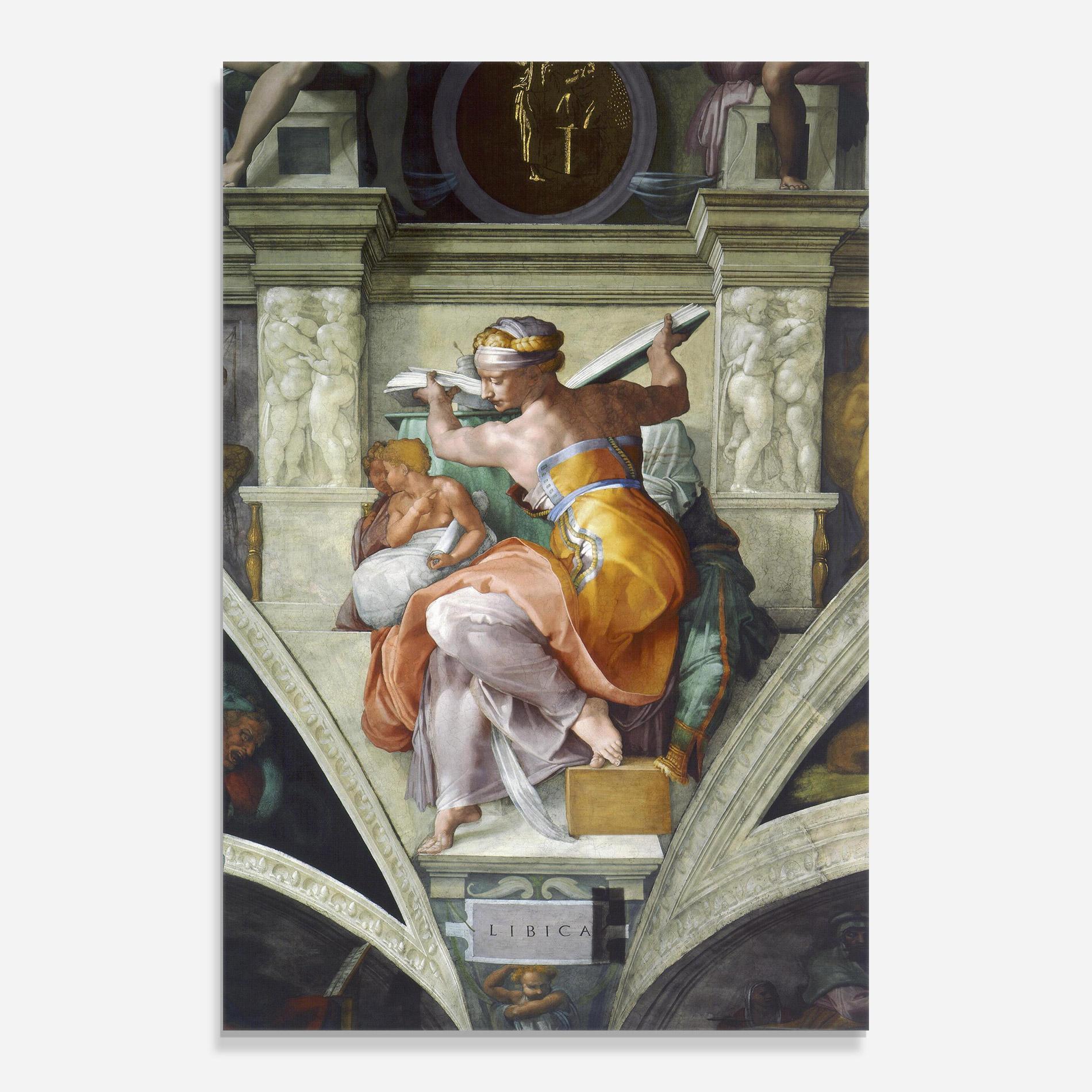 Tablou Sticla Libyan Sibyles mockup 0