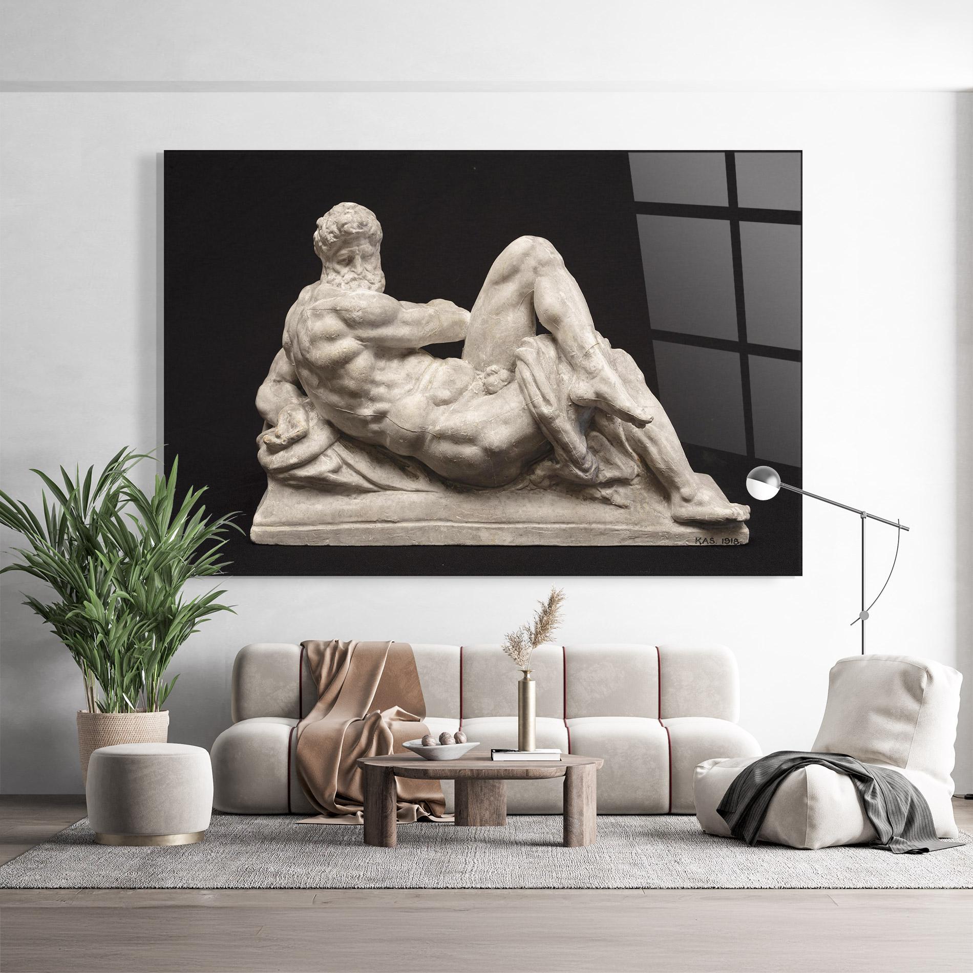 Tablou Sticla Michelangelo S Day mockup 9