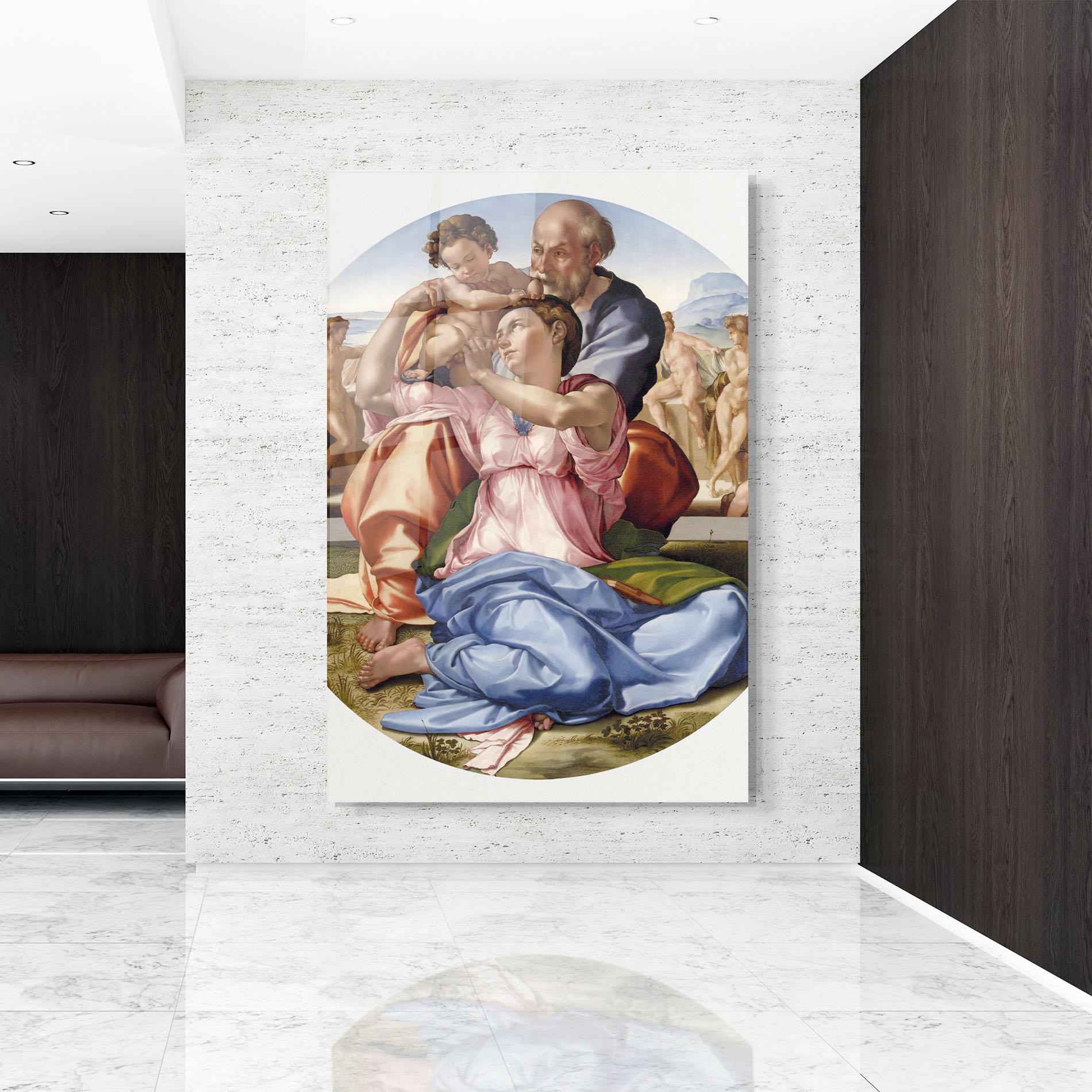 Tablou Sticla Doni Tondo mockup 9