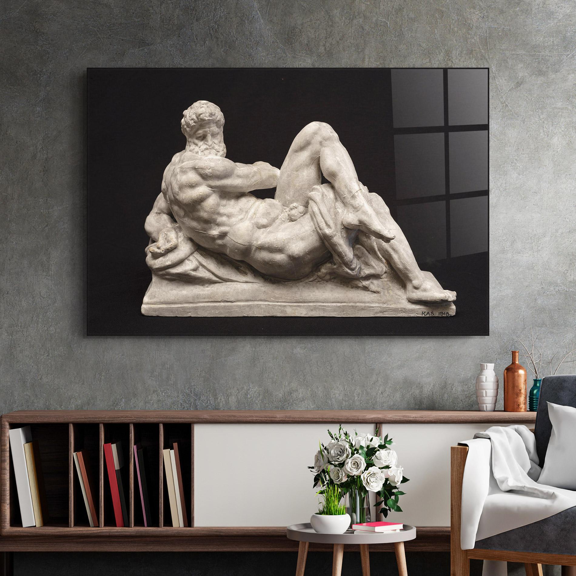 Tablou Sticla Michelangelo S Day mockup 2