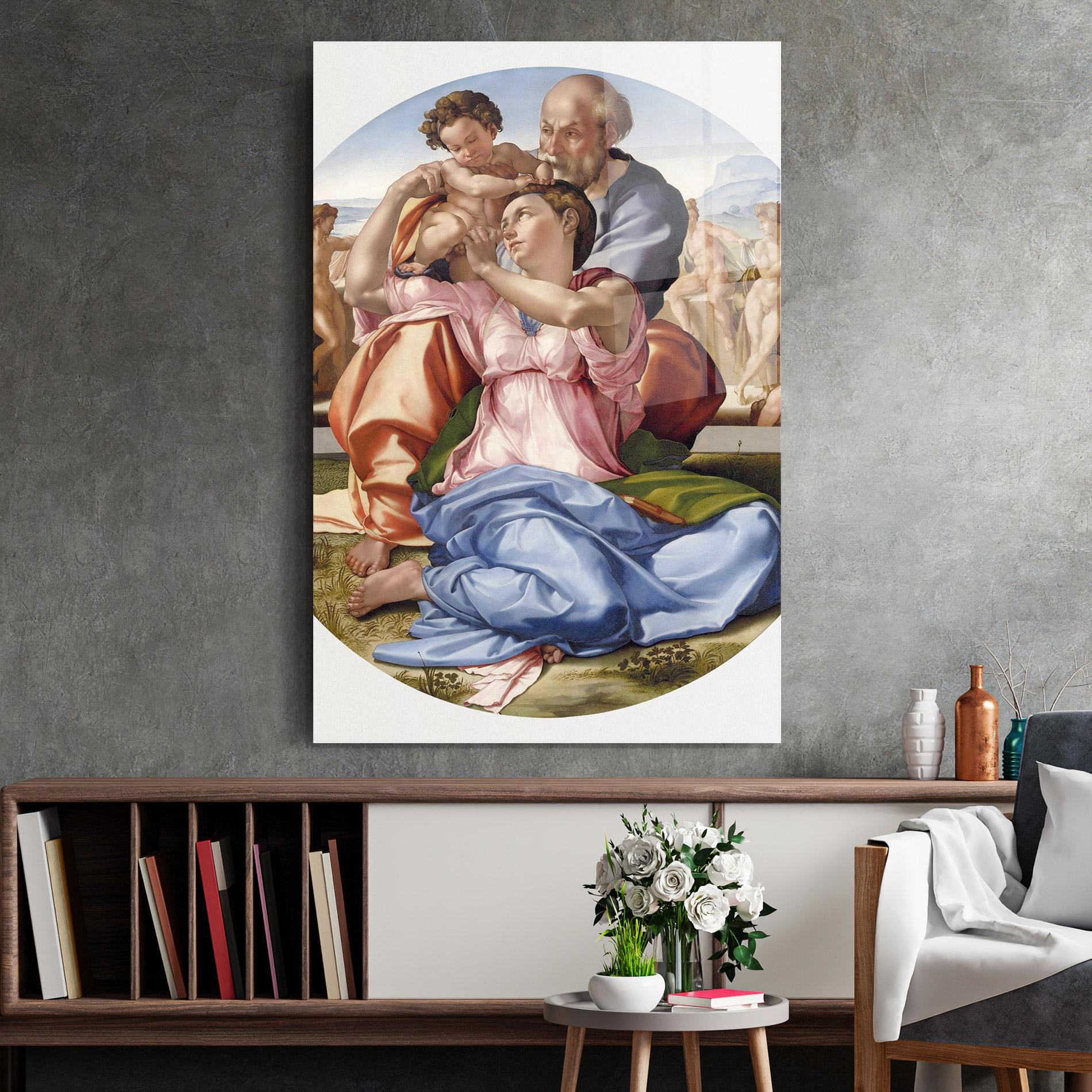 Tablou Sticla Doni Tondo mockup 2