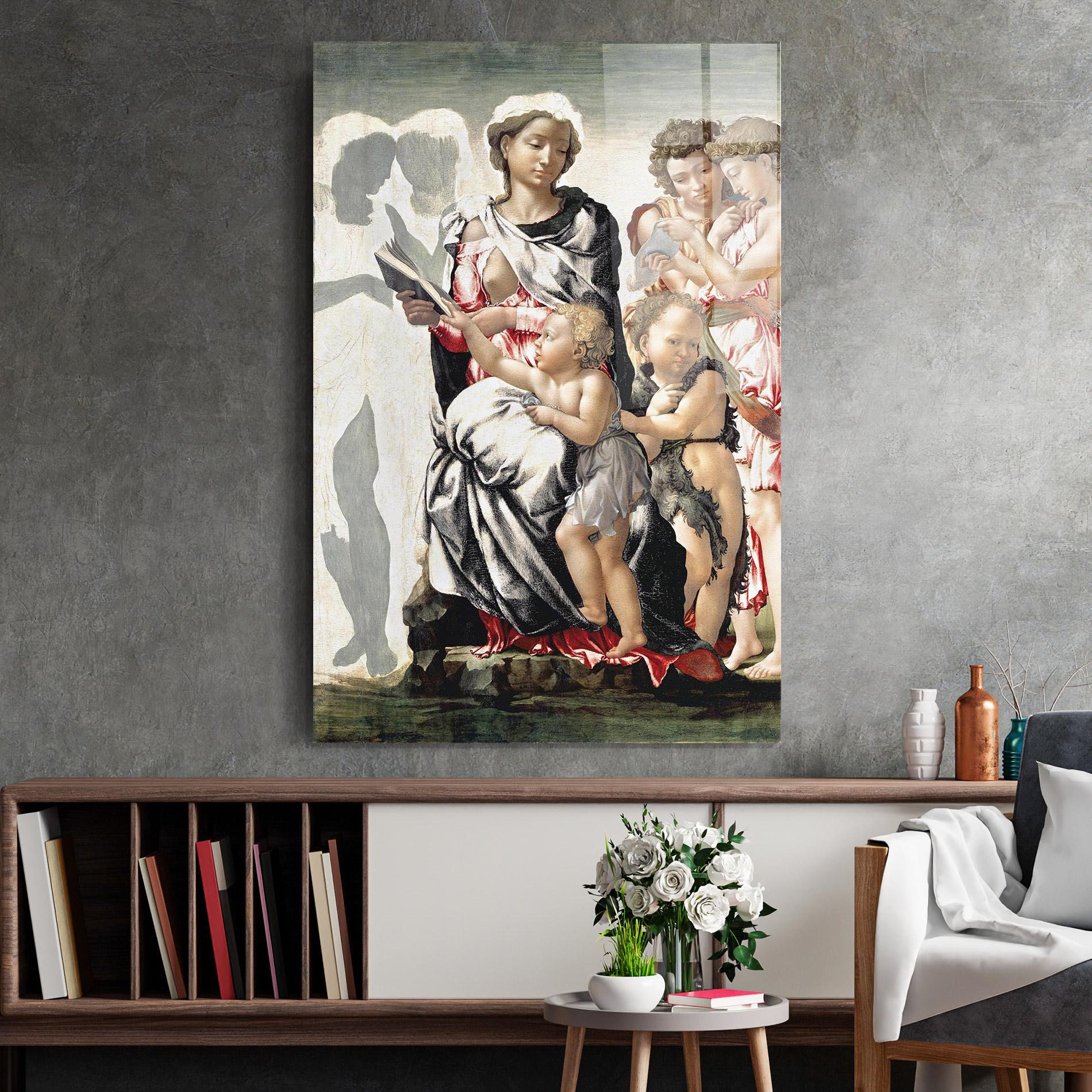 Tablou Sticla Manchester Madonna mockup 2