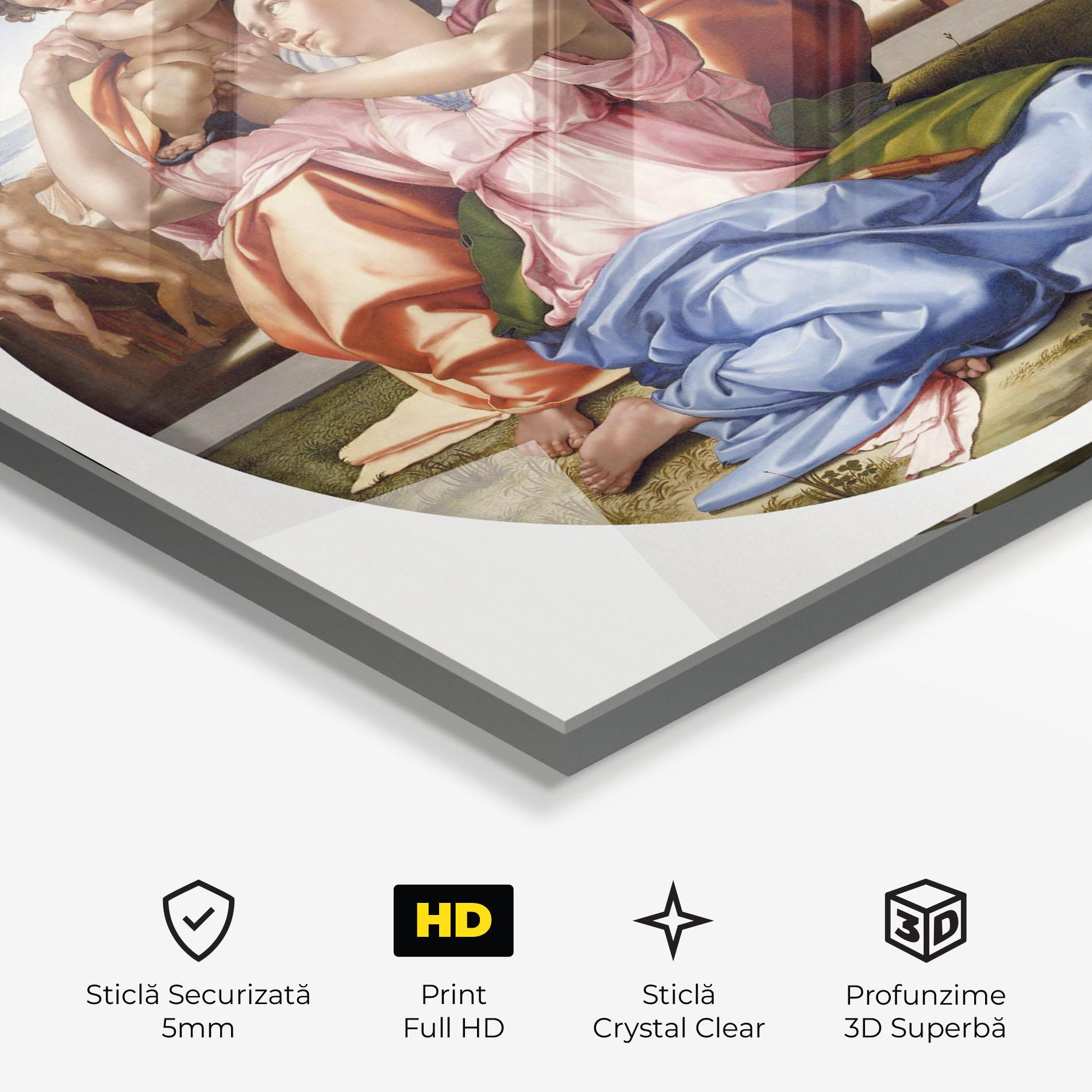 Tablou Sticla Doni Tondo mockup 3