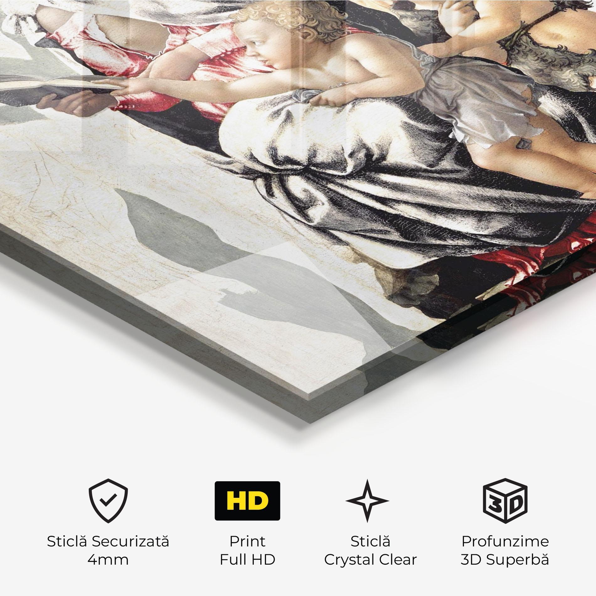 Tablou Sticla Manchester Madonna mockup 3