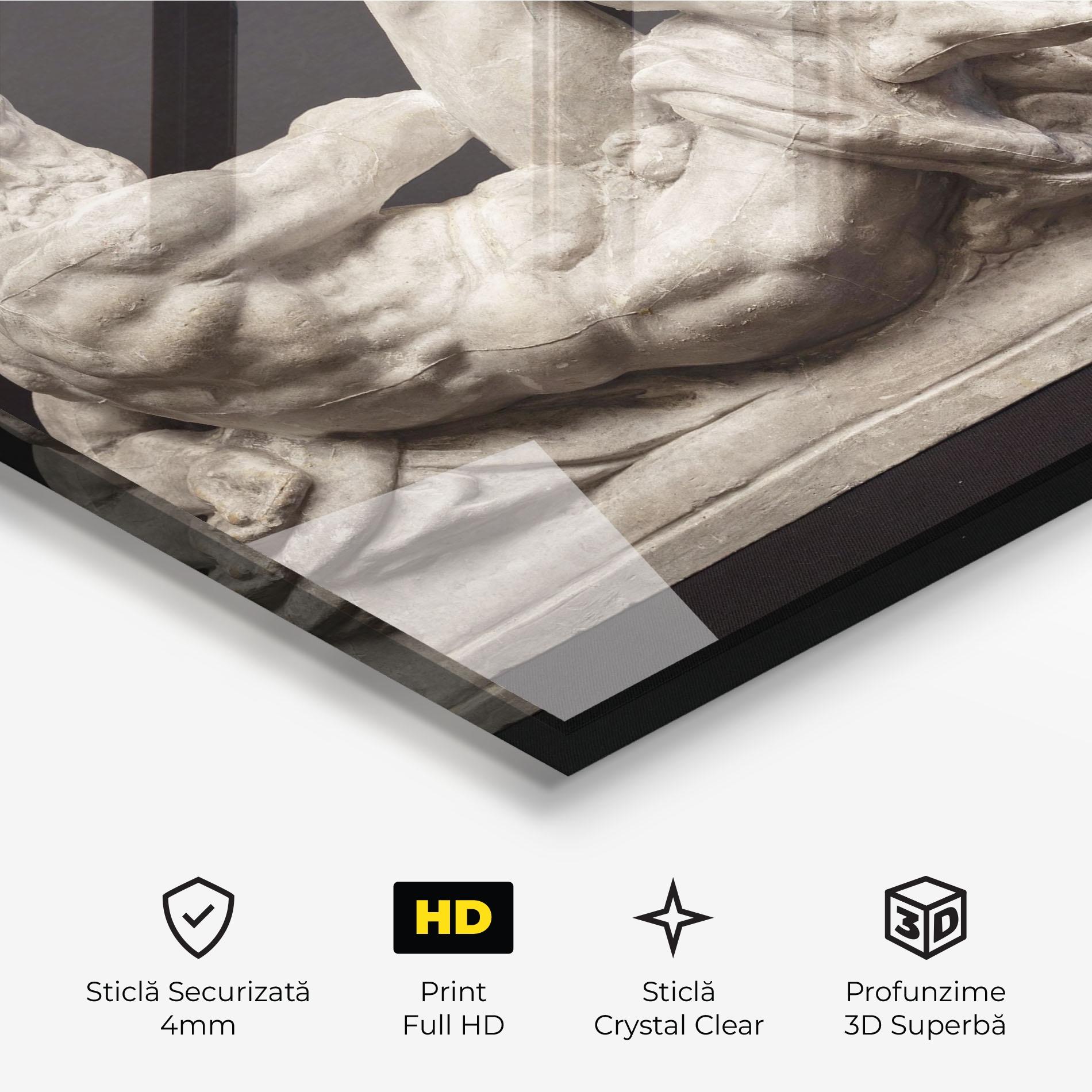 Tablou Sticla Michelangelo S Day mockup 3