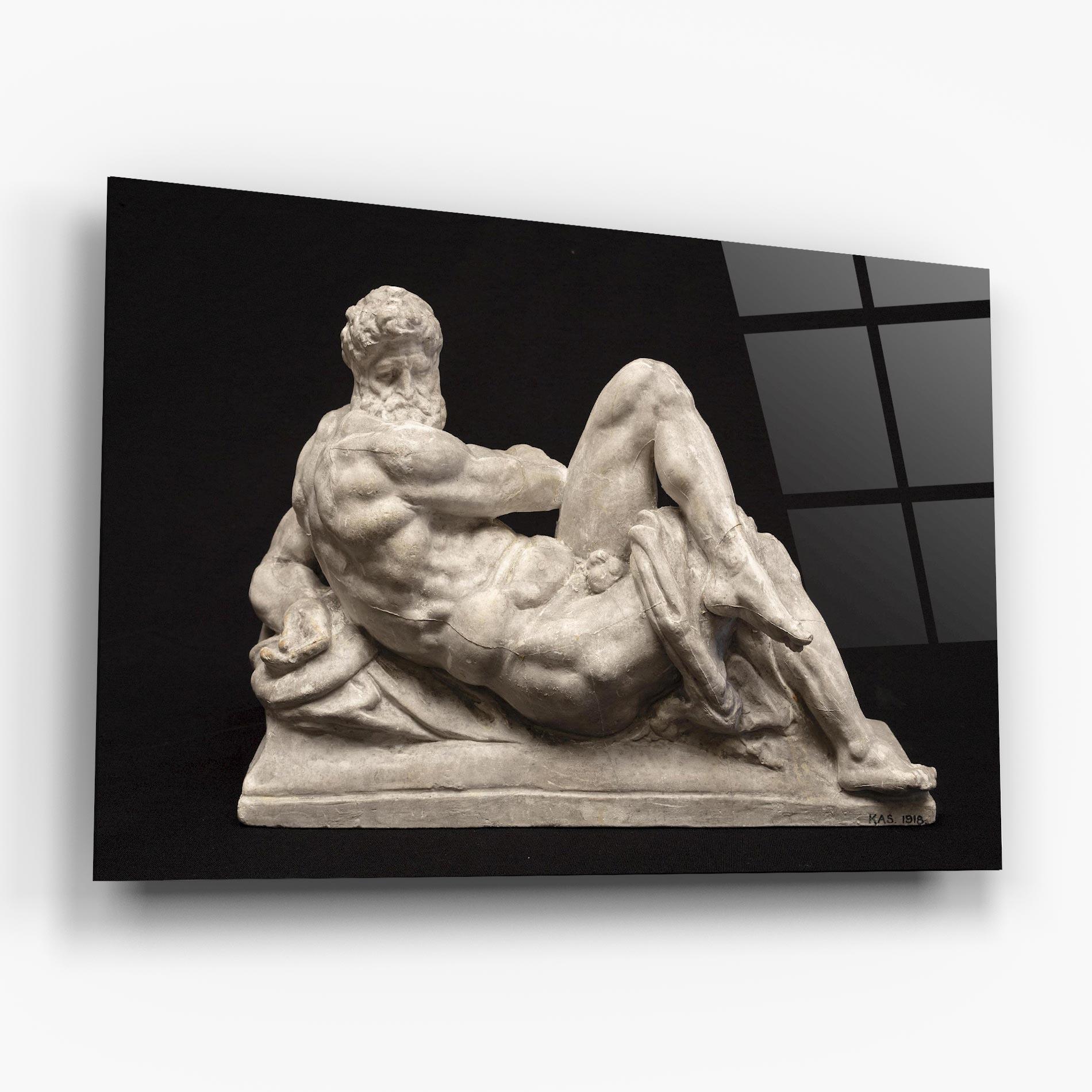 Tablou Sticla Michelangelo S Day mockup 6