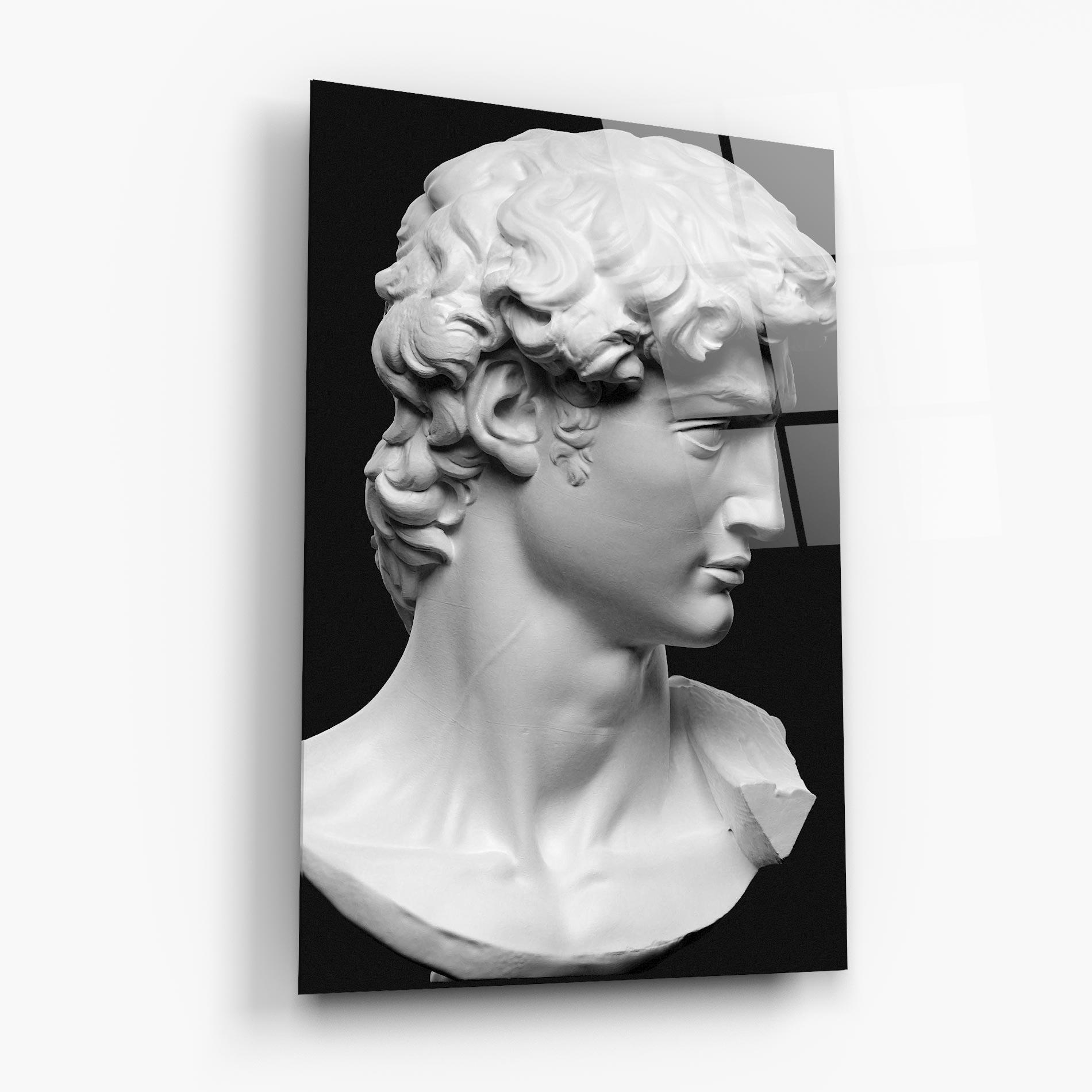 Tablou Sticla David Head mockup 6