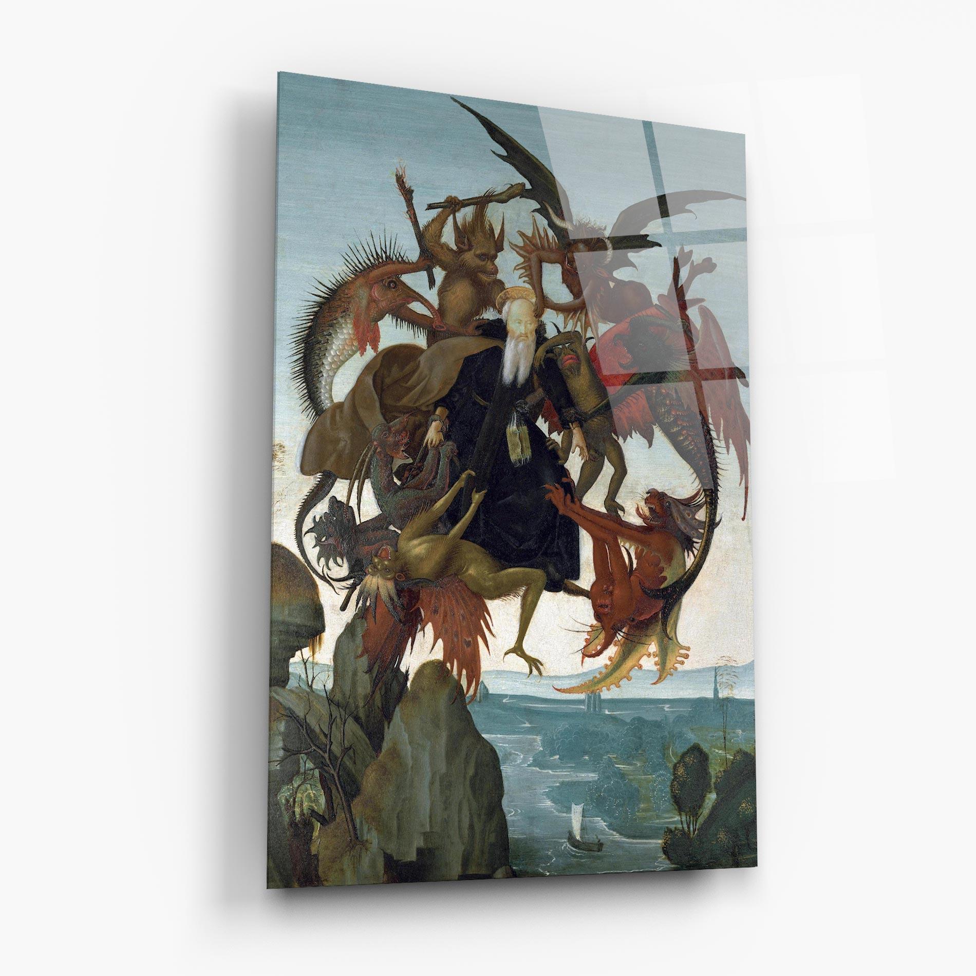 Tablou Sticla Torment Of Saint mockup 6