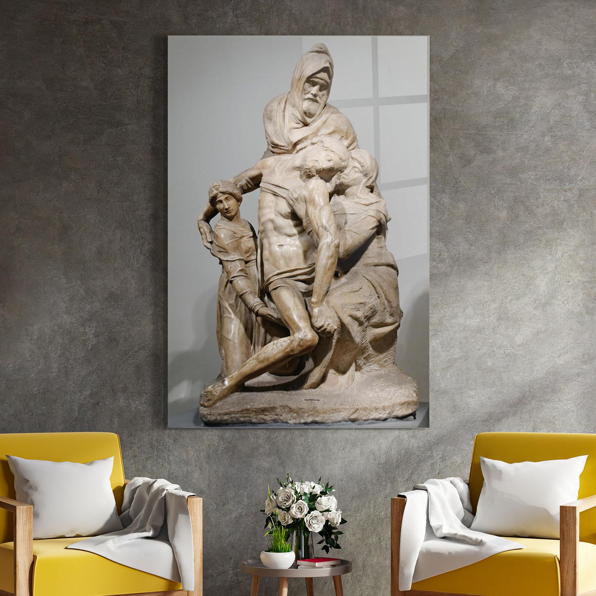 Tablou Sticla Duomo Florence mockup 4