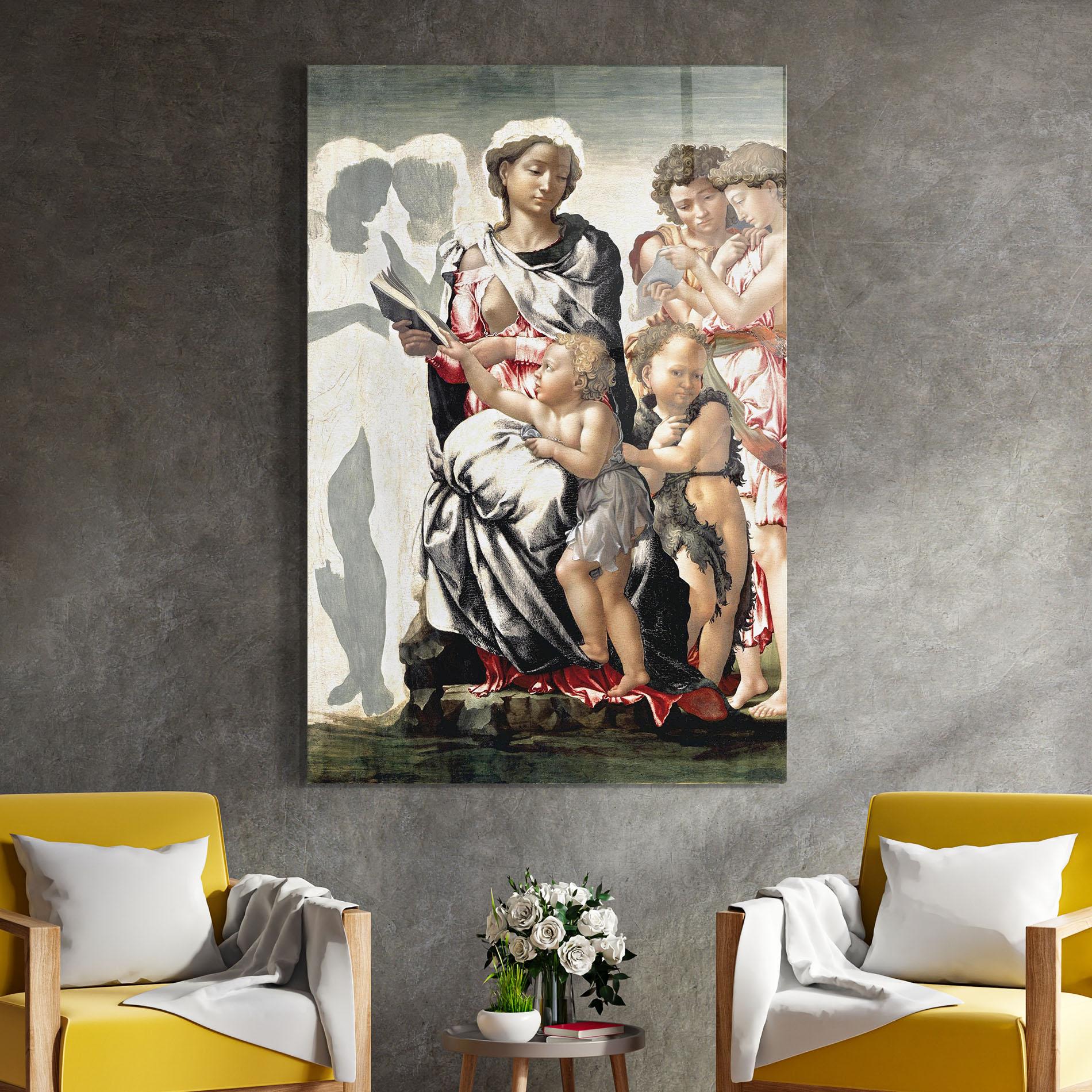 Tablou Sticla Manchester Madonna mockup 4