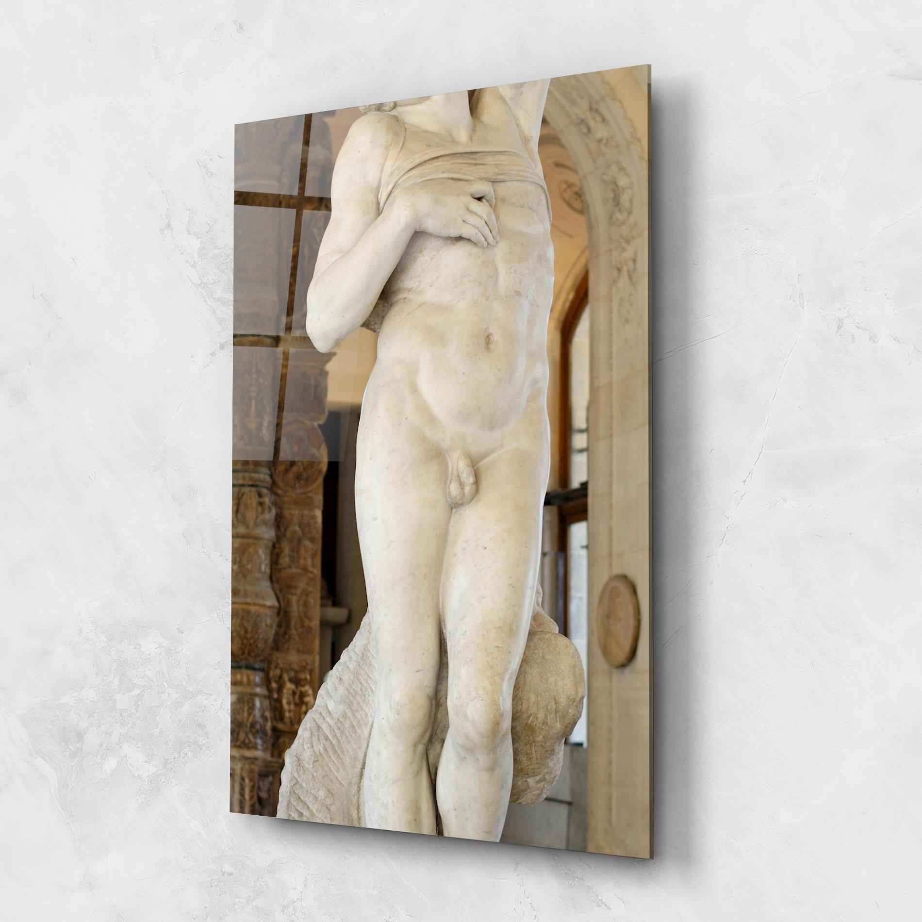 Tablou Sticla Dying Slave mockup 1