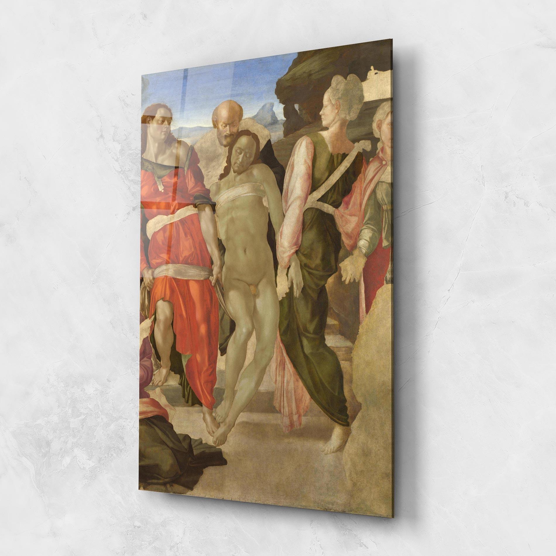 Tablou Sticla Entombment mockup 1