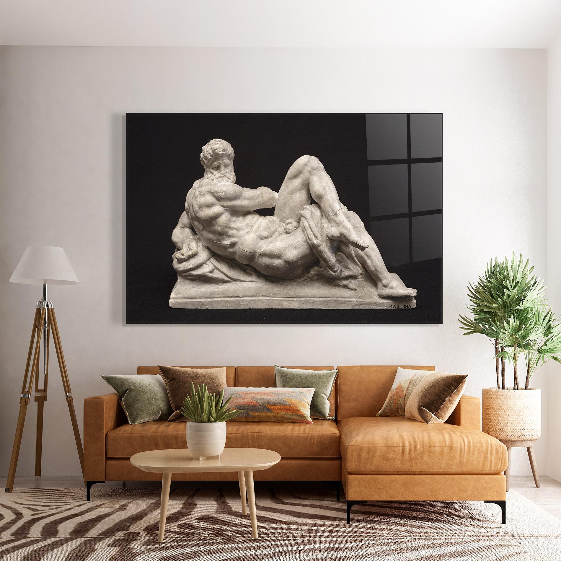 Tablou Sticla Michelangelo S Day mockup 7