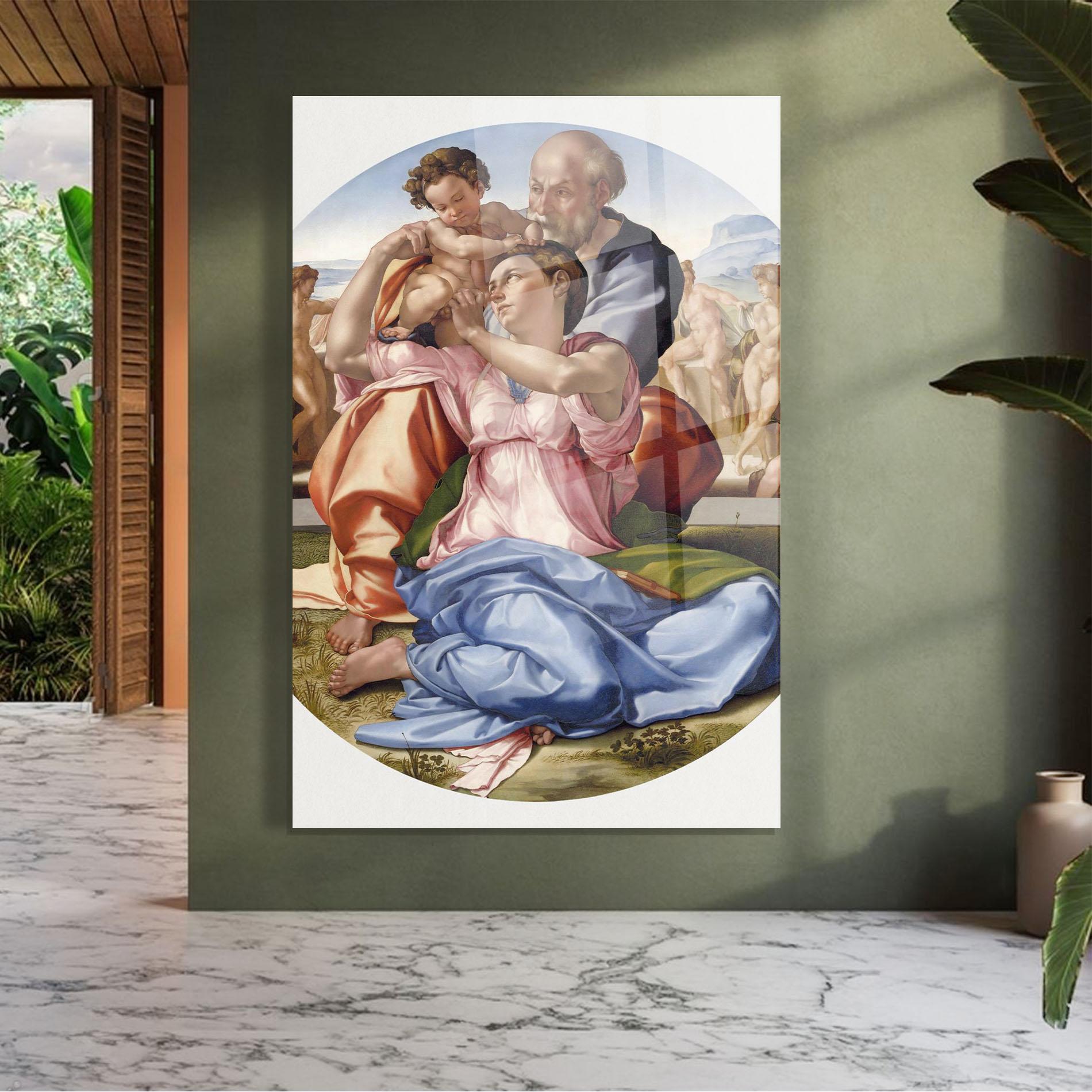 Tablou Sticla Doni Tondo mockup 7