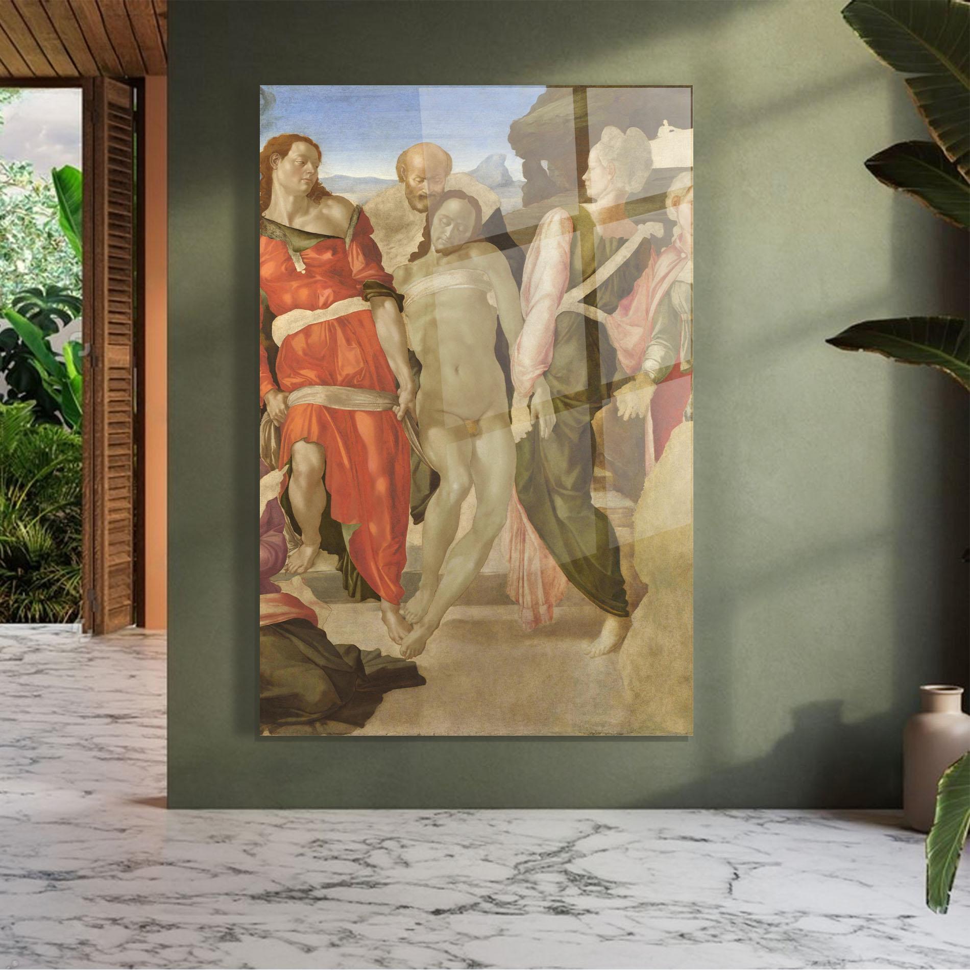 Tablou Sticla Entombment mockup 7