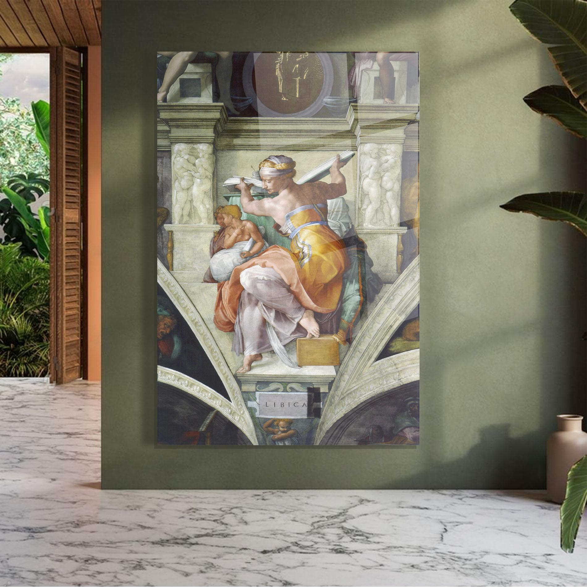 Tablou Sticla Libyan Sibyles mockup 7