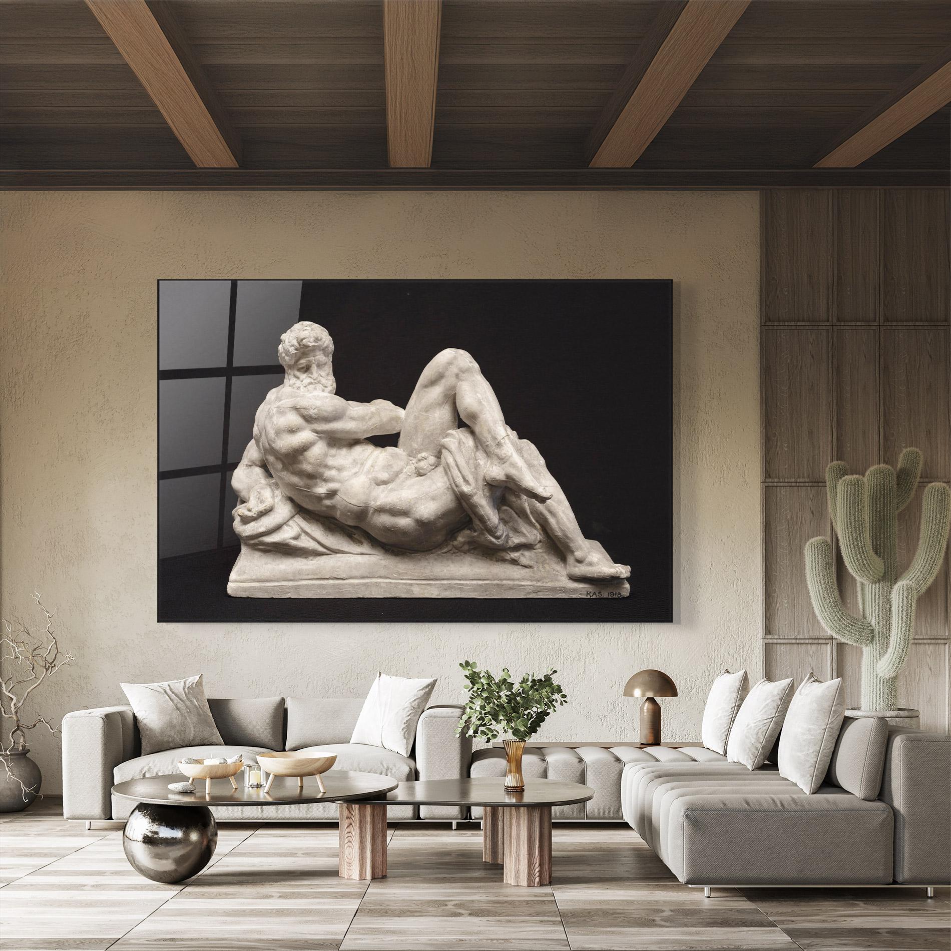 Tablou Sticla Michelangelo S Day mockup 8