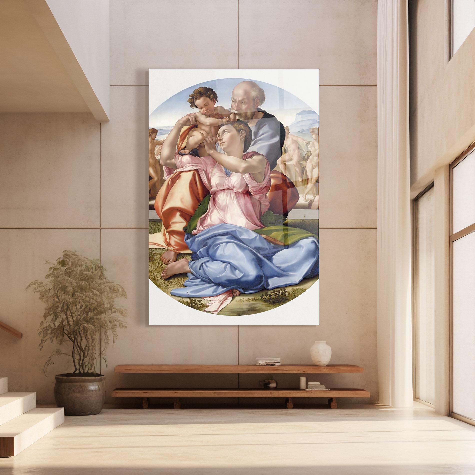 Tablou Sticla Doni Tondo mockup 8