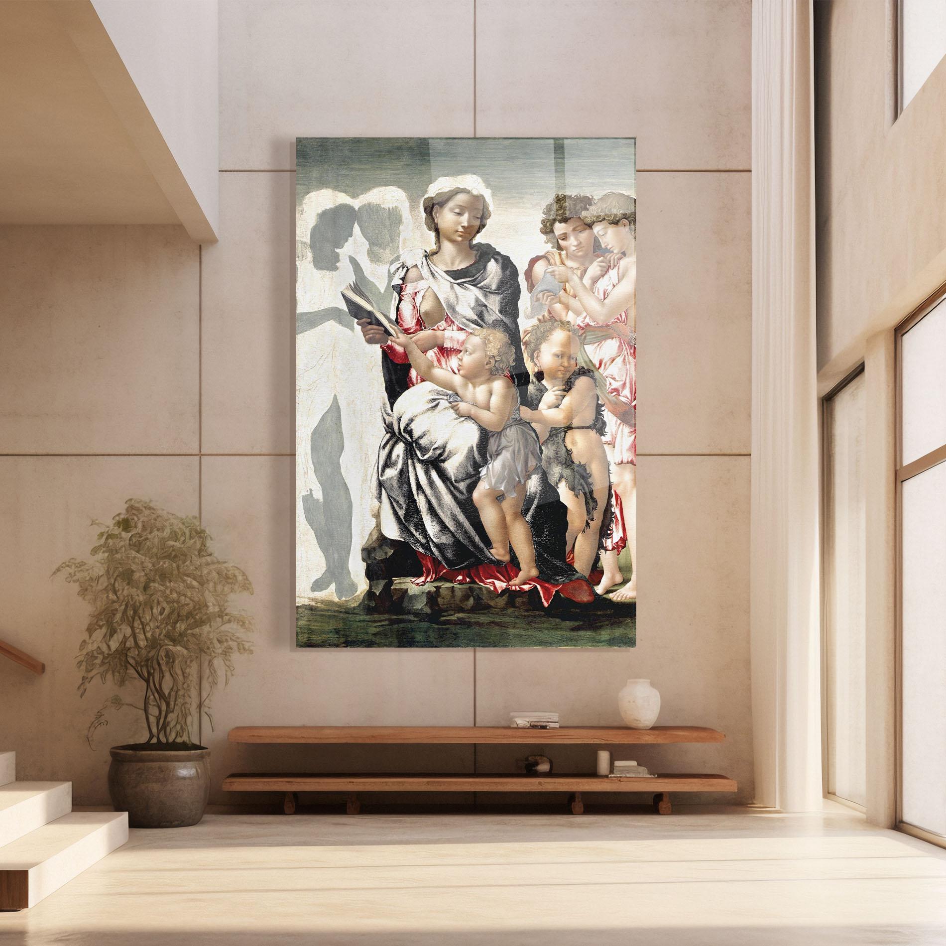 Tablou Sticla Manchester Madonna mockup 8