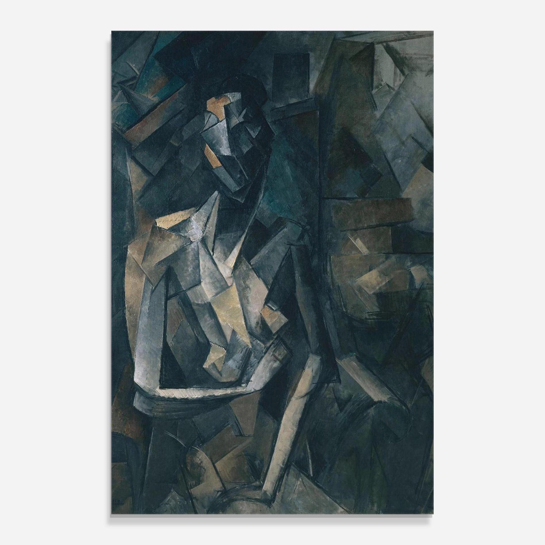 Tablou Sticla Dans Un Fauteuil mockup 0