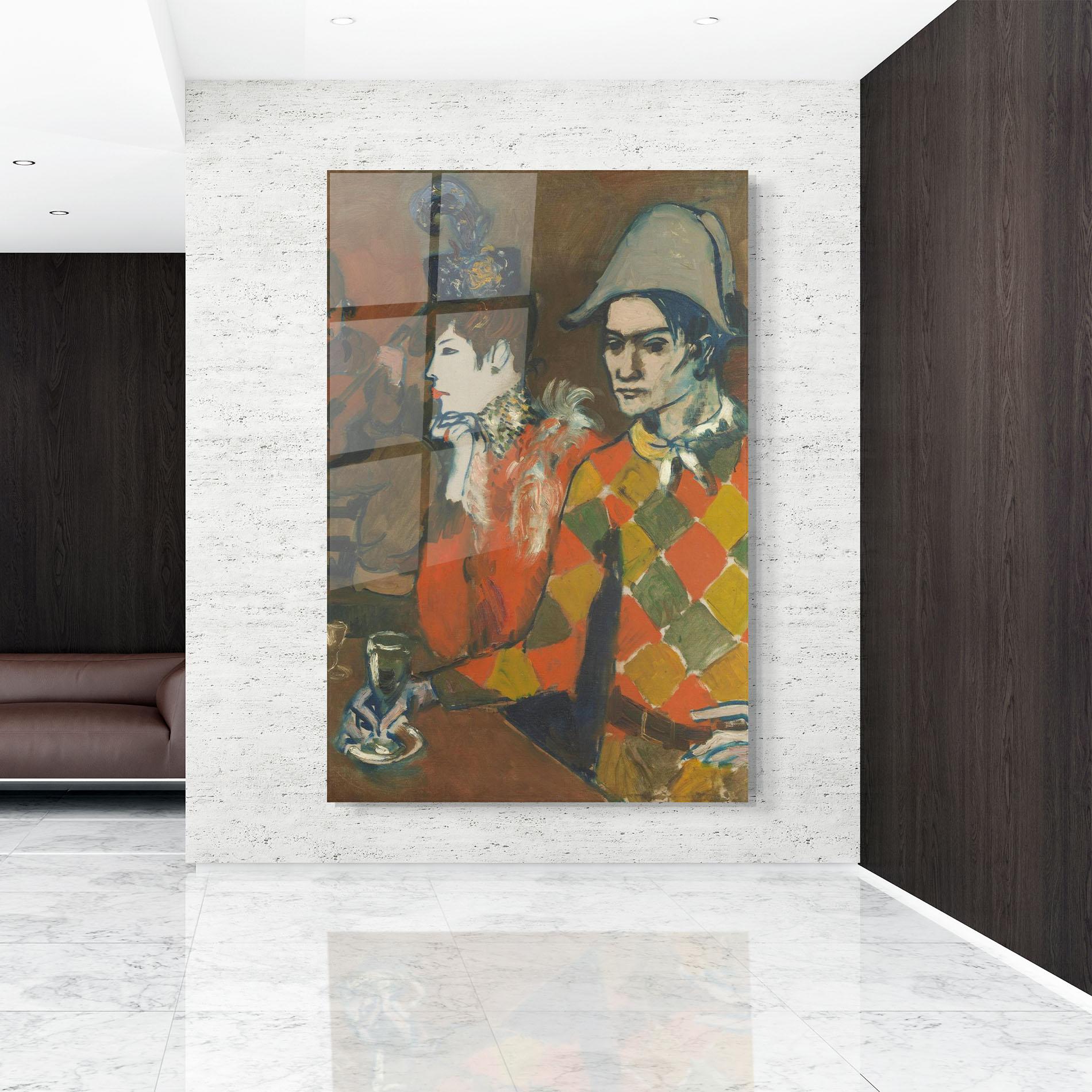 Tablou Sticla At The Lapin Agile mockup 9