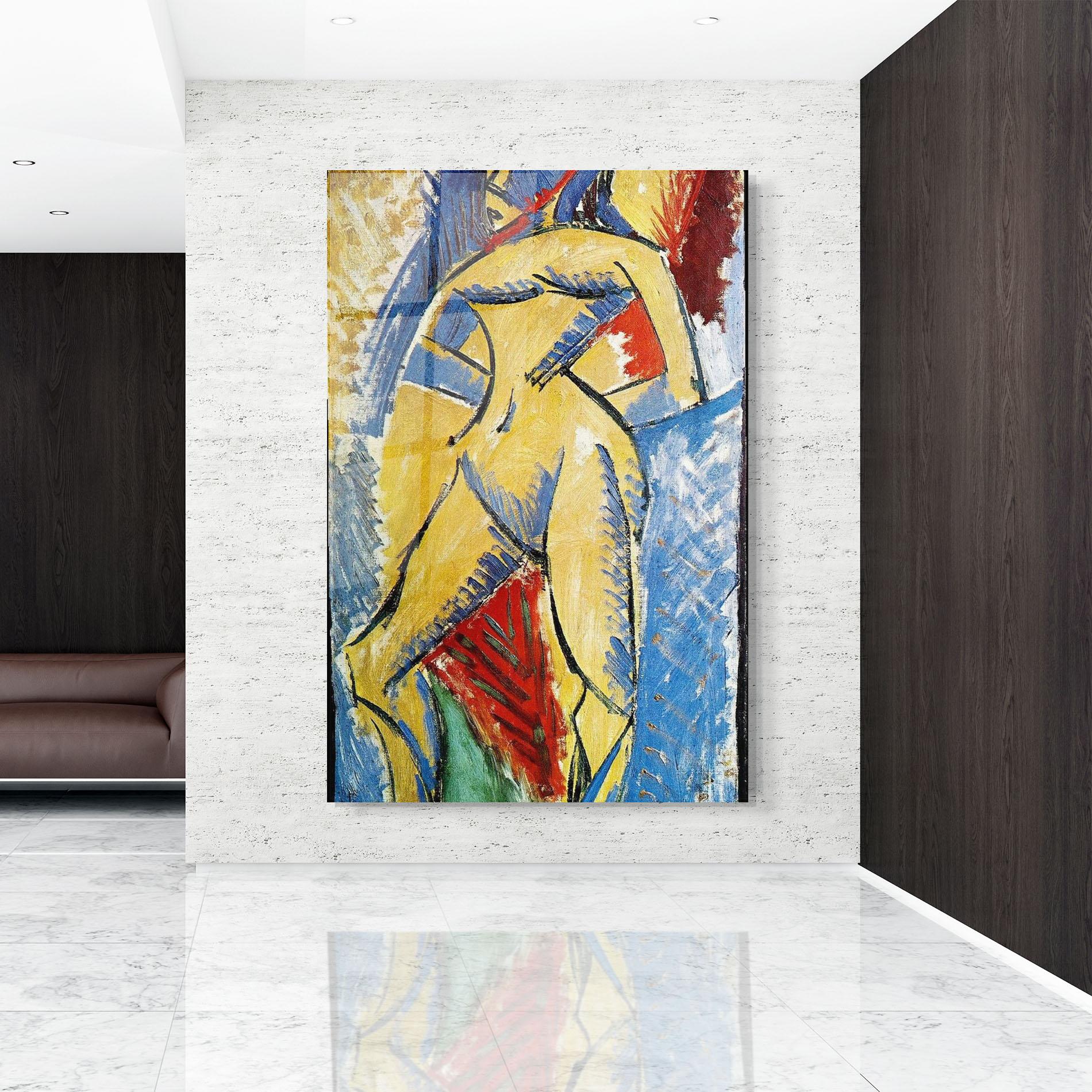 Tablou Sticla Femme Nue mockup 9