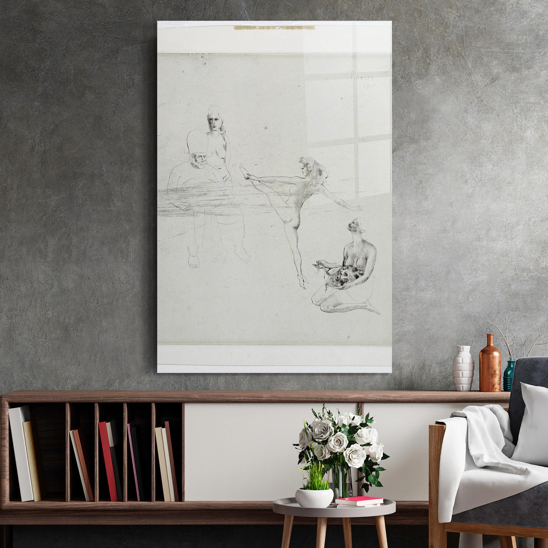 Tablou Sticla Dance Of Salome mockup 2