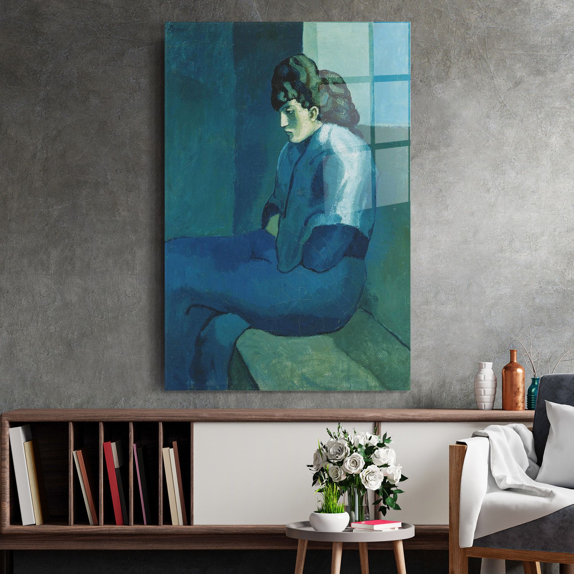 Femme Assise mockup 2