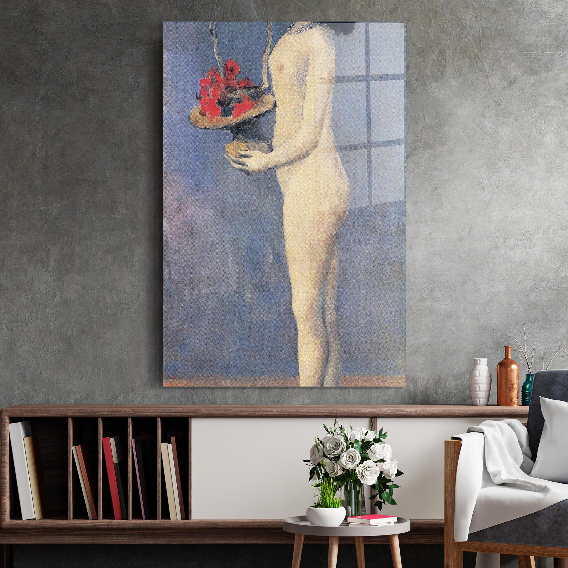 Tablou Sticla Le Panier Fleuri mockup 2